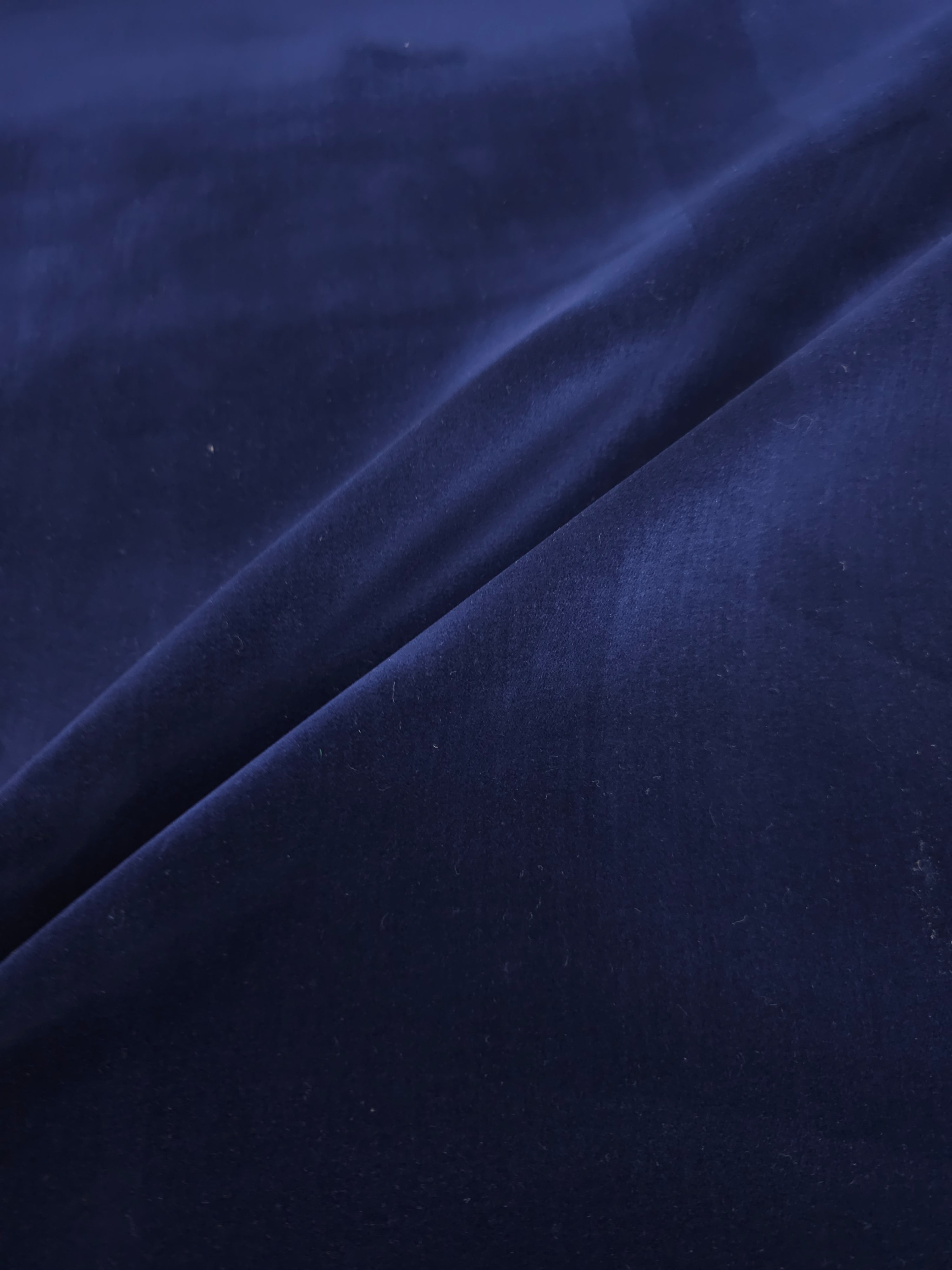 Royal Blue Velvet Denim
