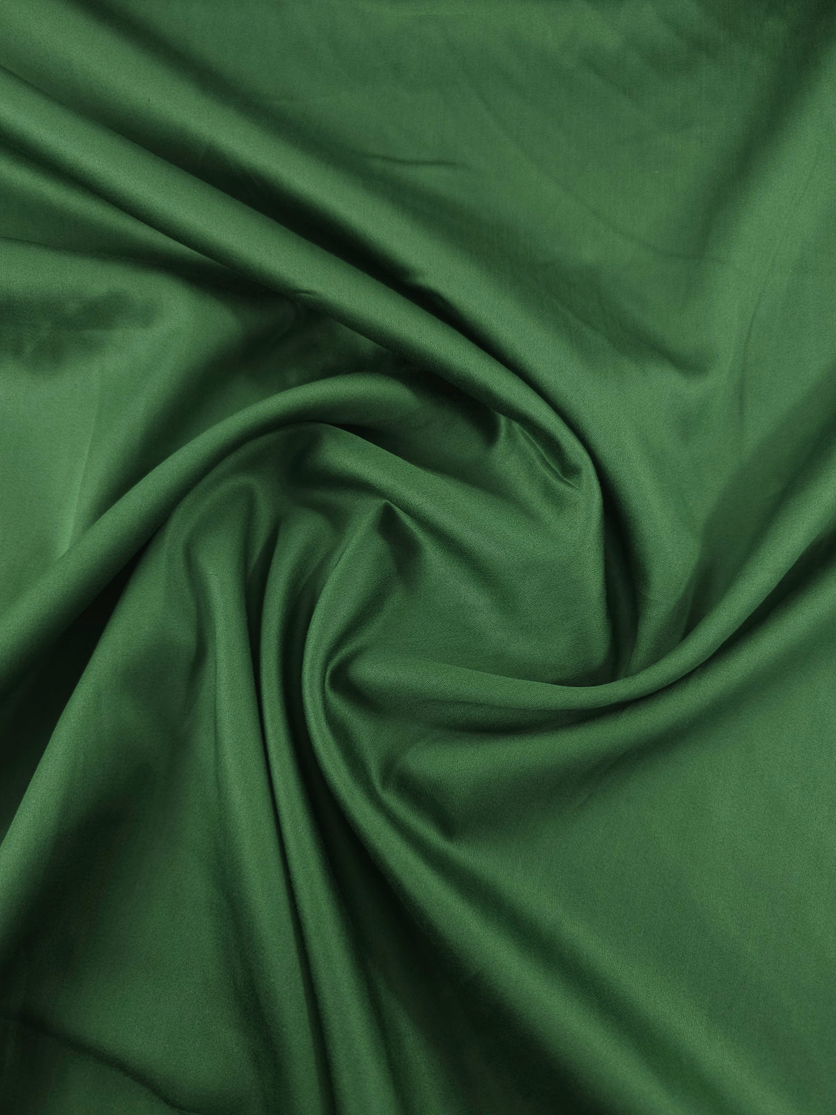 Deep Green Cotton Satin 60"