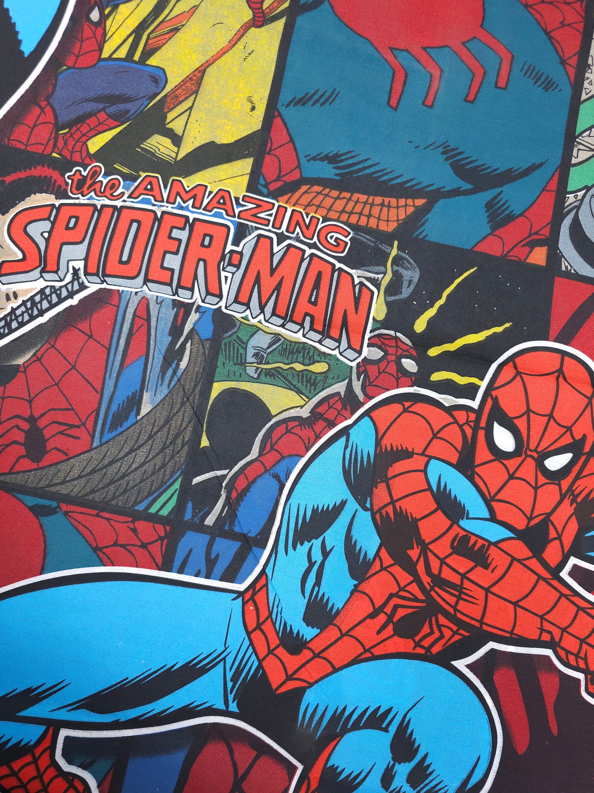 Spider-Man Comic 100% Cotton 80" *EXTRA WIDE*