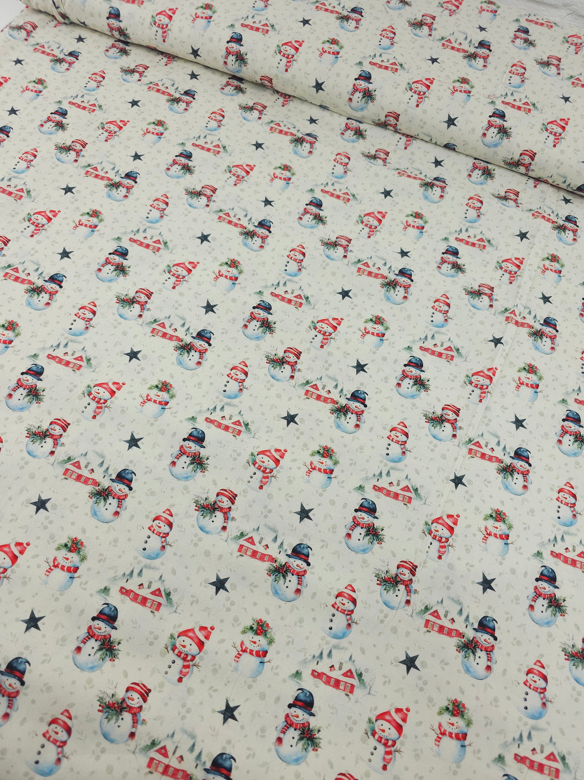 Snowman Pals 100% Cotton 60"