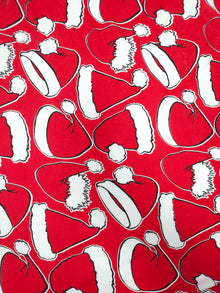  Red Santa's Hat Viscose Jersey