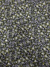 Purple/Yellow Floral Soft Viscose Jersey