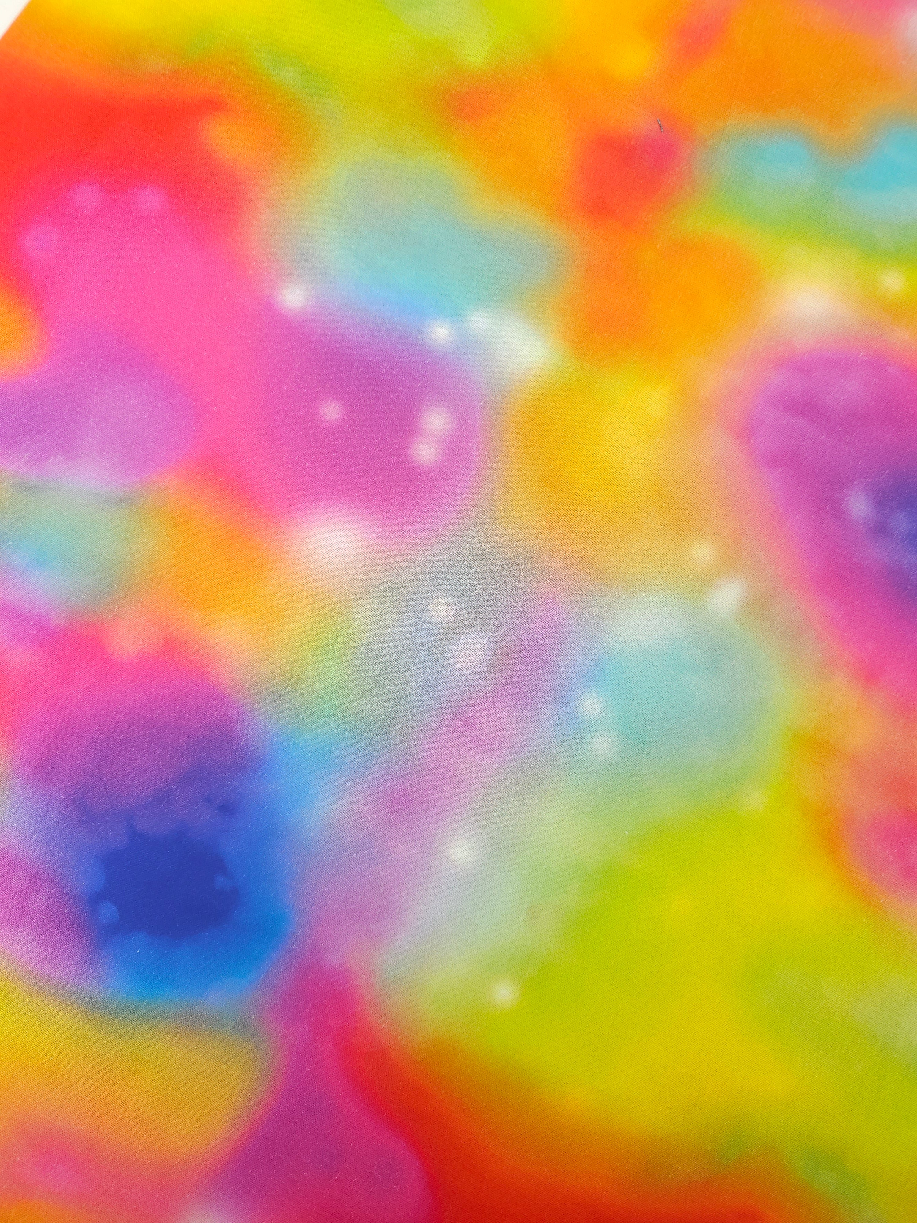 Rainbow Blur Spot 100% Cotton