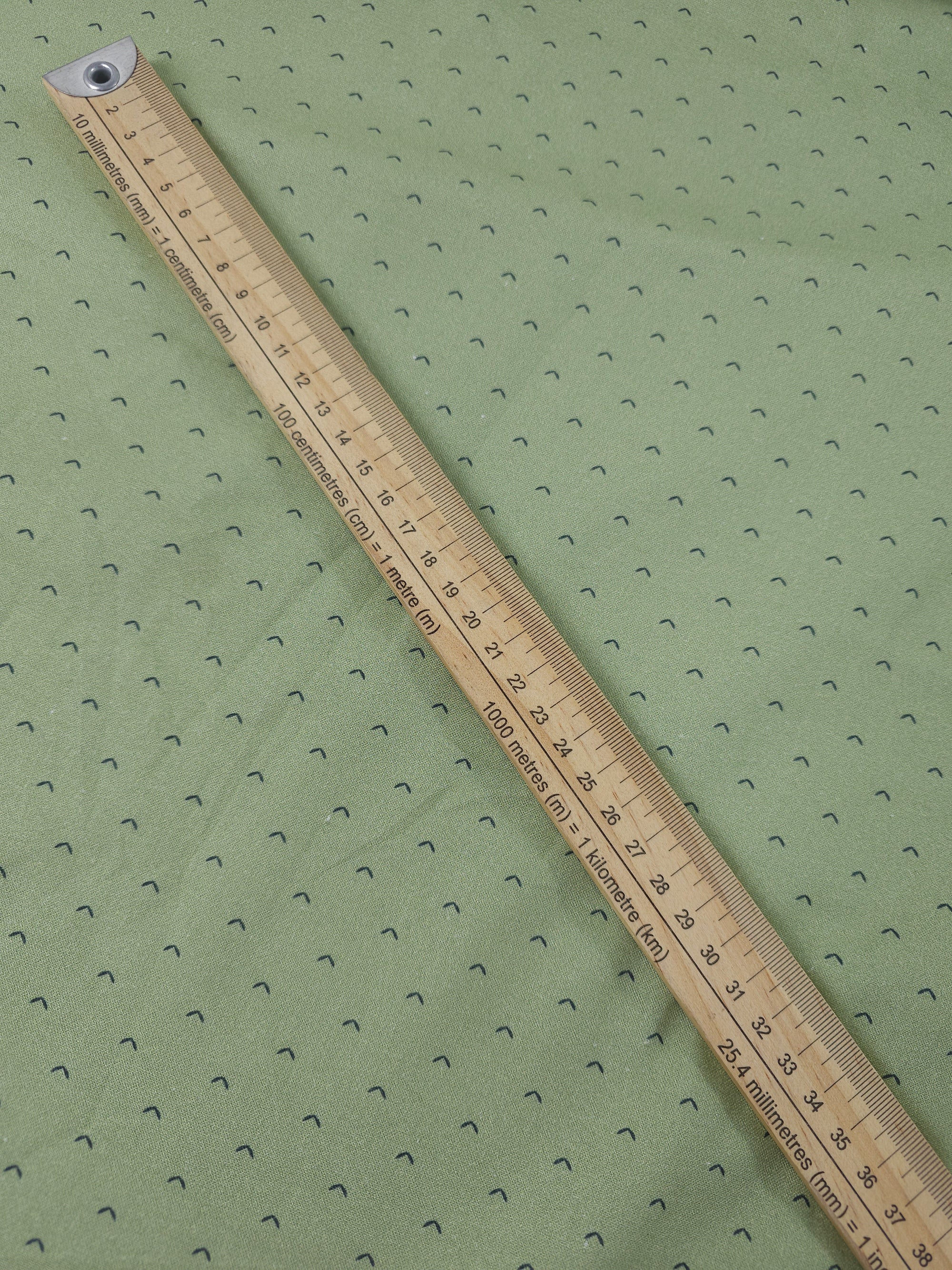 Sage Green Mini Arrow 100% Cotton