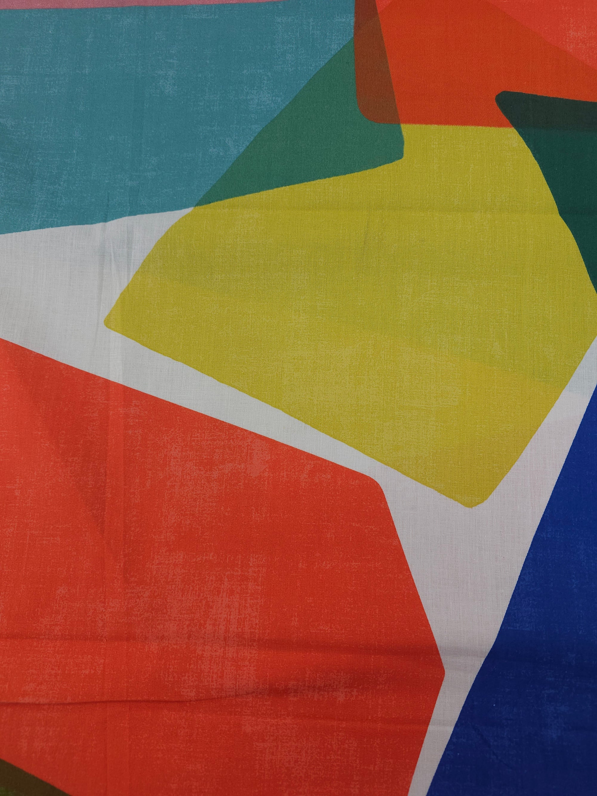 Funky Shapes 100% Cotton 100” - Dunelm *EXTRA WIDE*