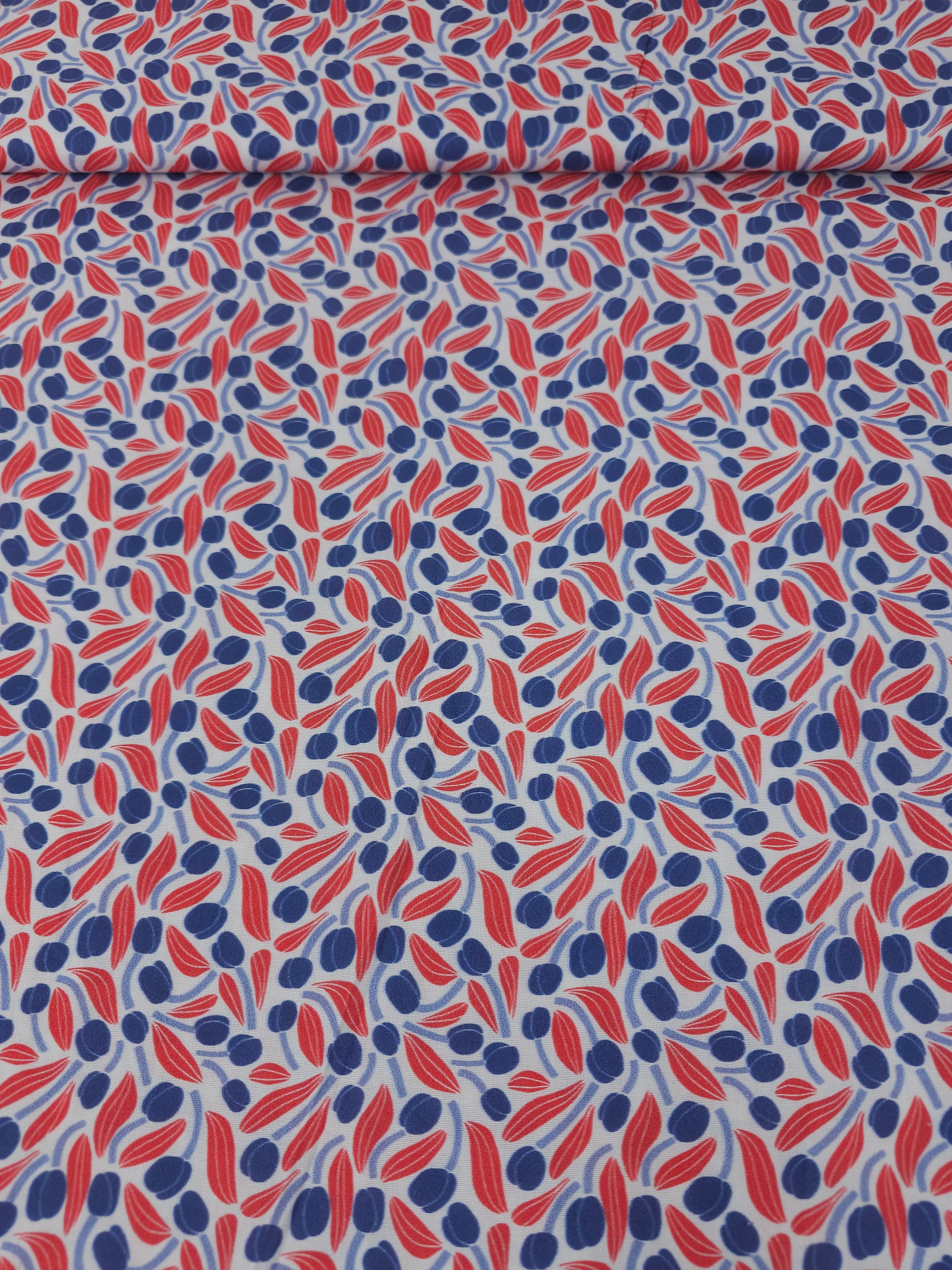 Blue/Red Bud Twine 100% Cotton