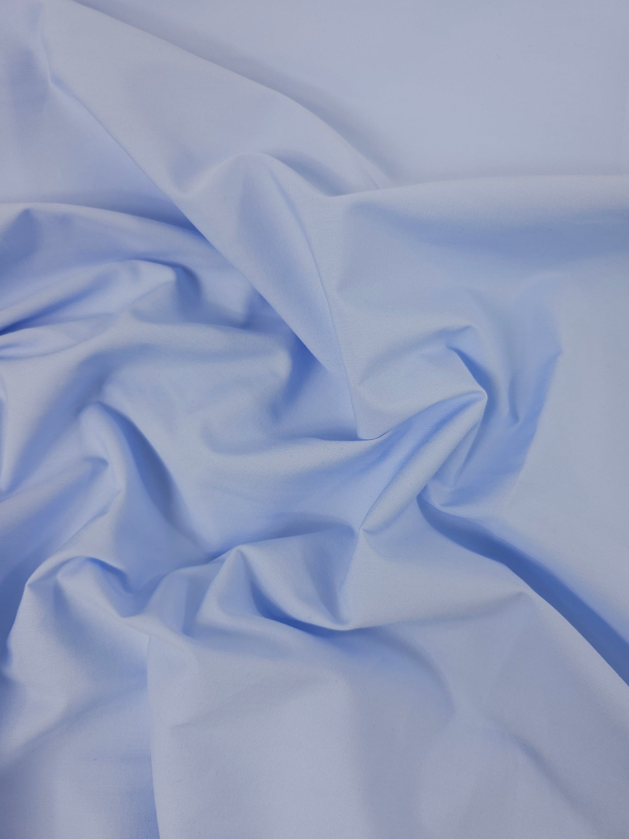 Cornflower Blue Cotton Poplin