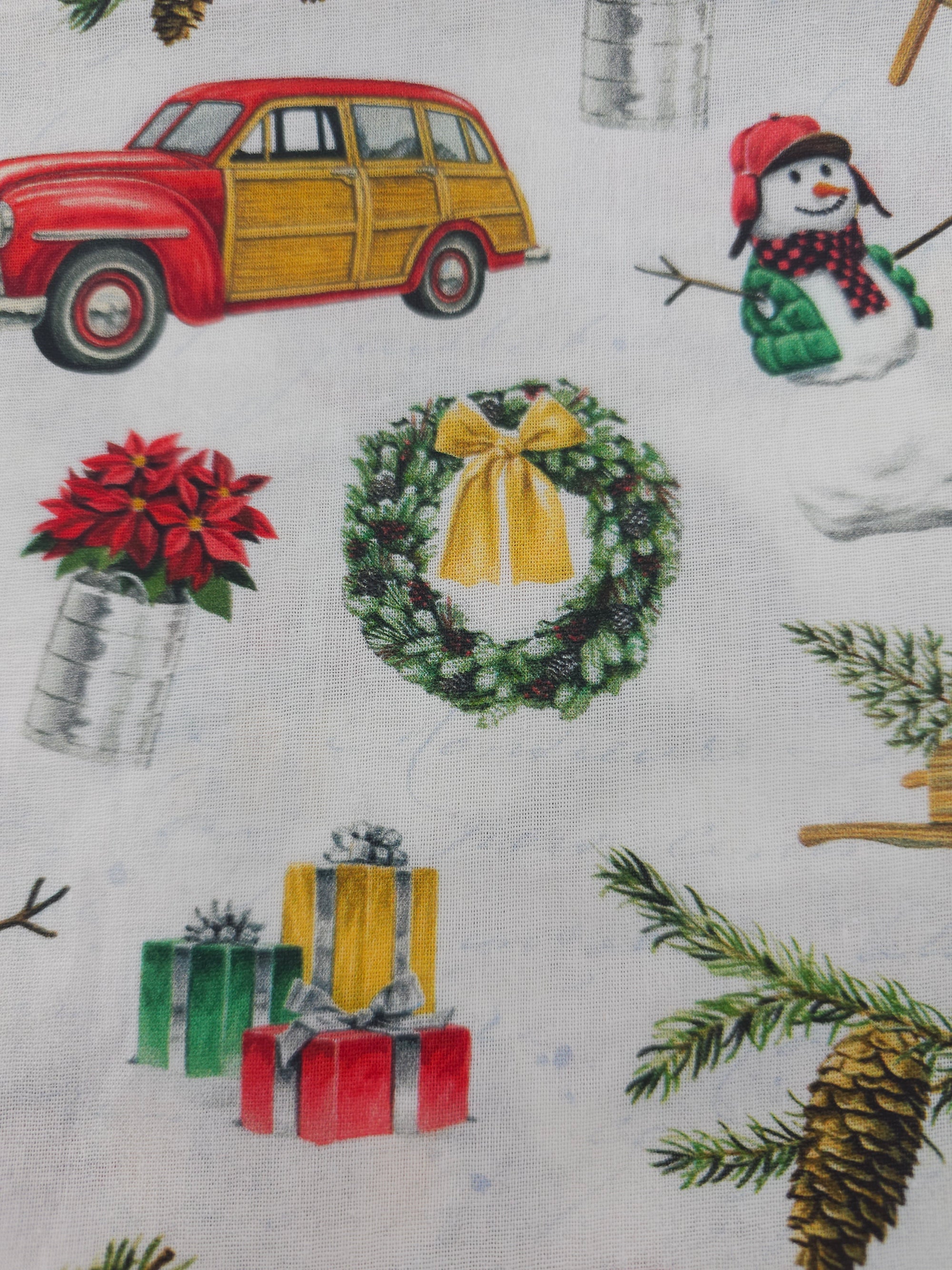 Winter roadtrip Cotton- 3.5m piece