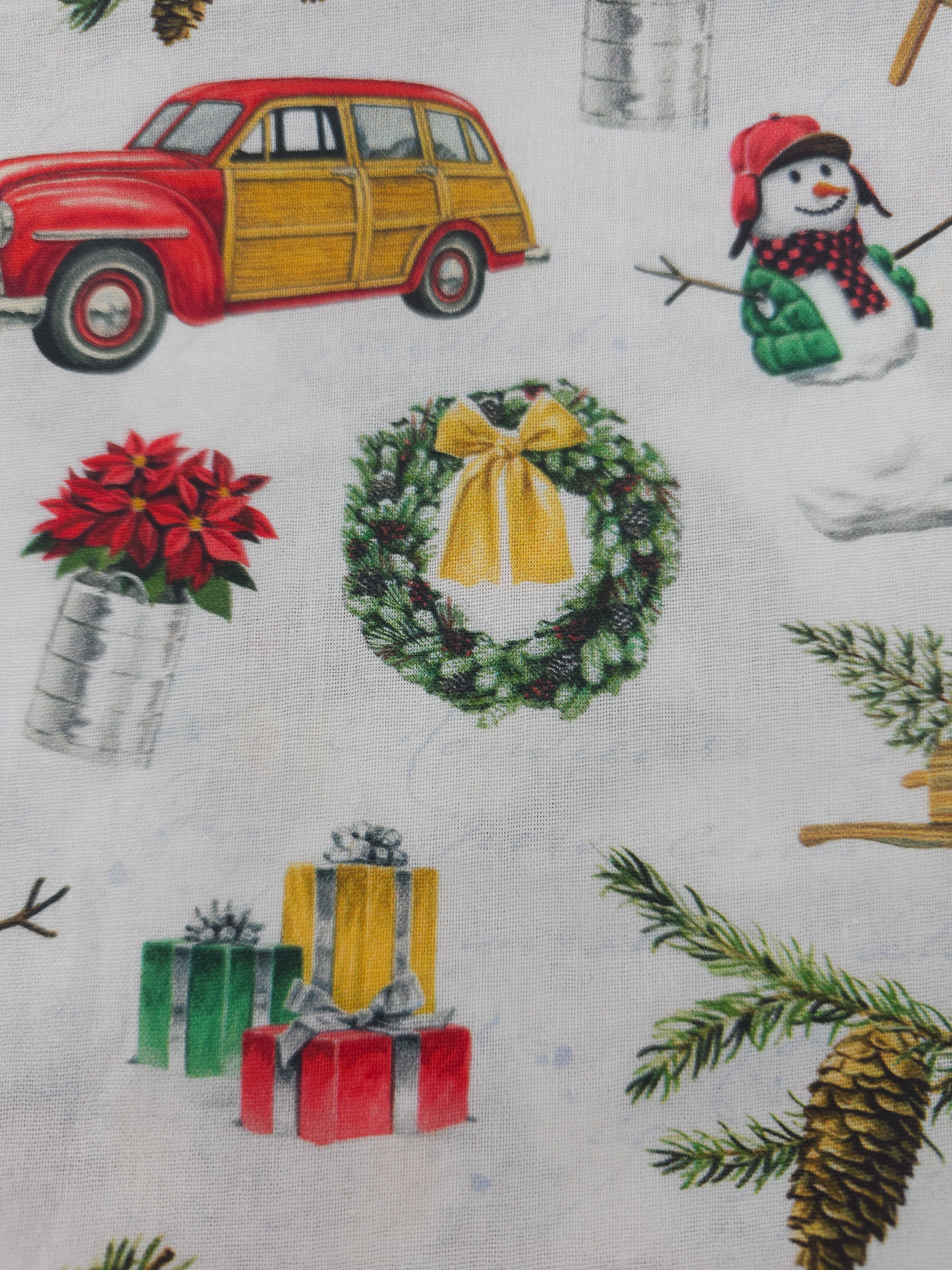 Winter roadtrip Cotton- 3.5m piece
