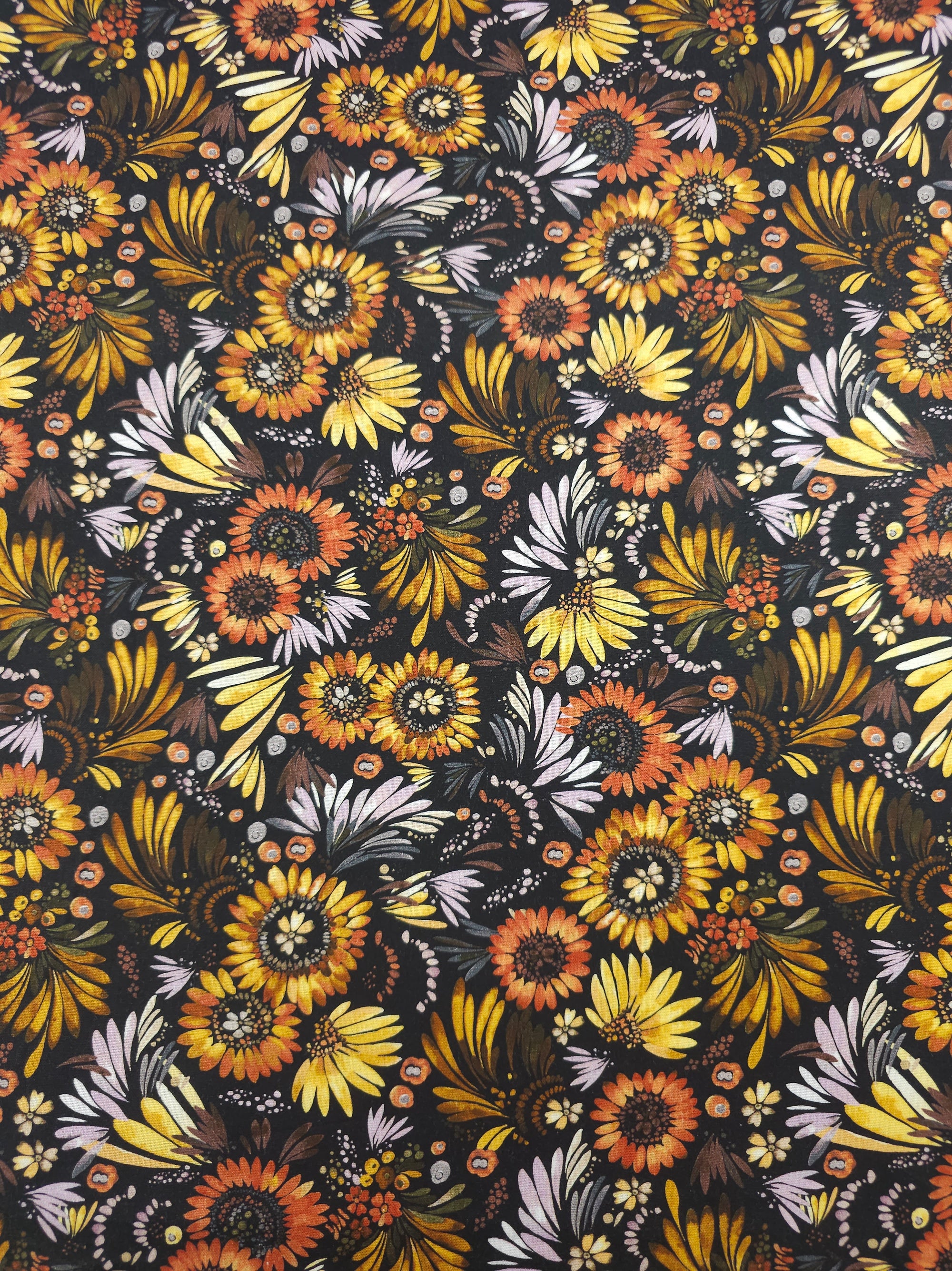 Rustic Sunflower Party 100% Cotton
