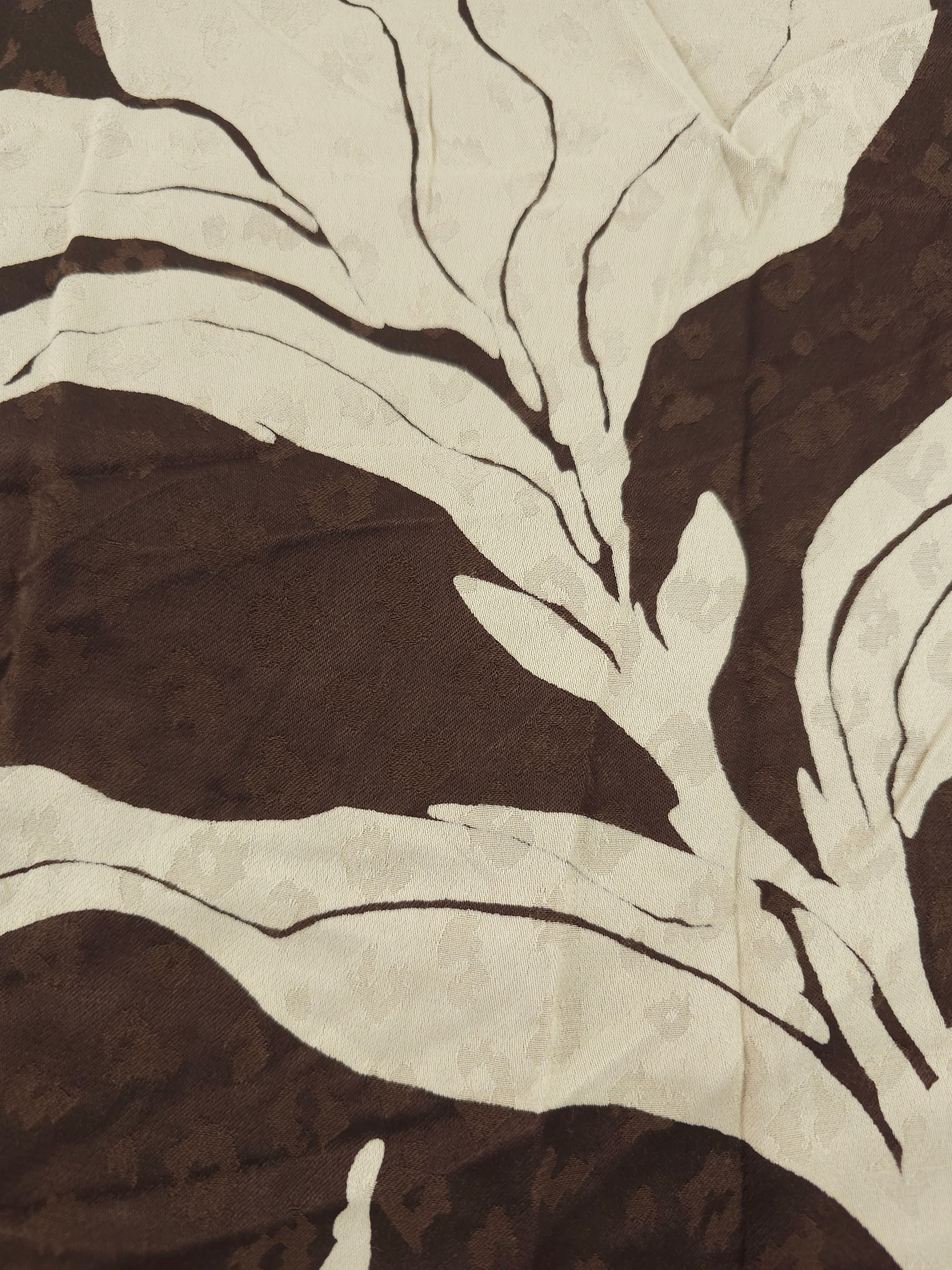 Cheetah undertoned floral Viscose sateen- 1.6m piece