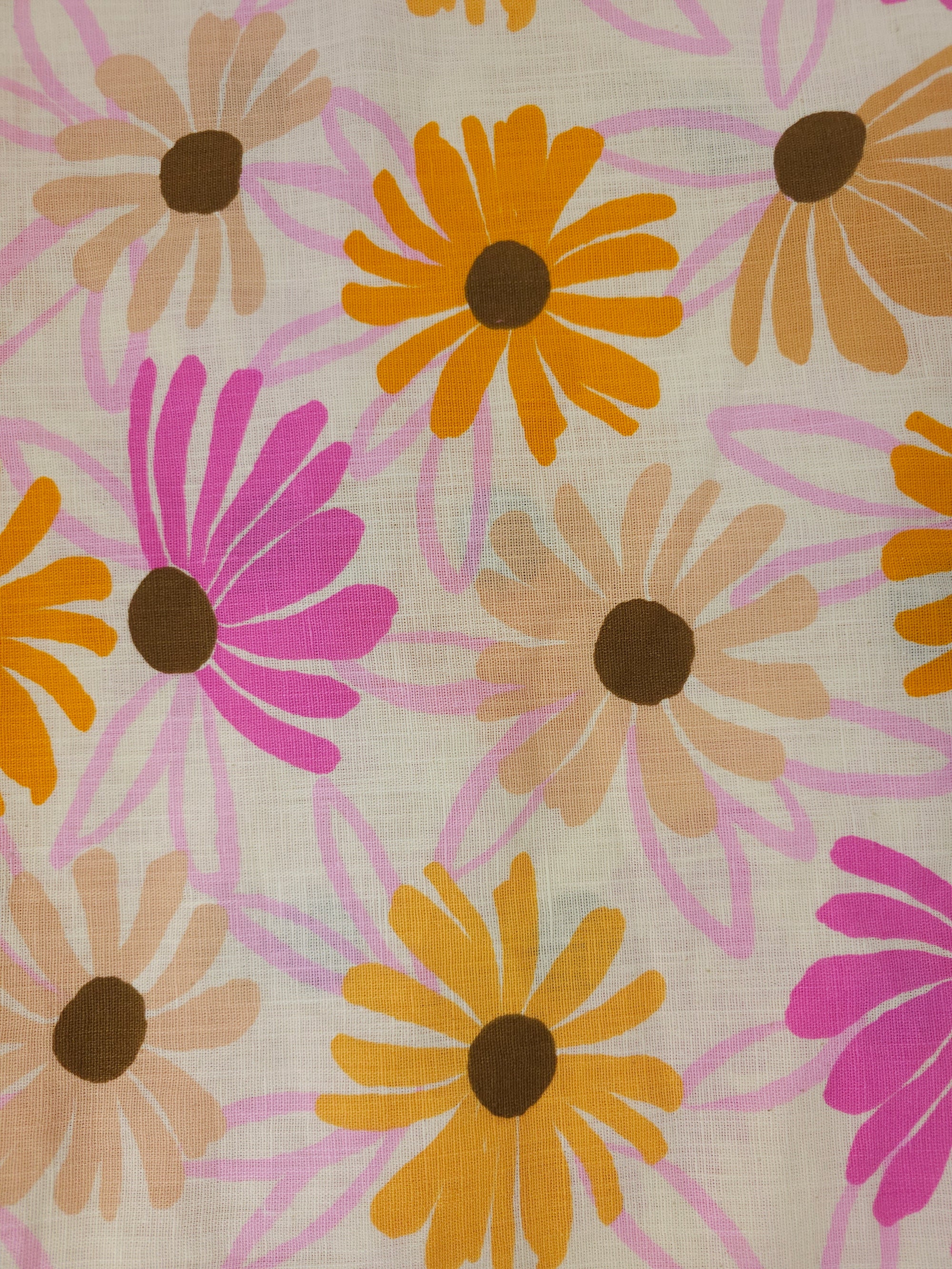 Summer Wild Floral Cotton Linen (Various Sizes)