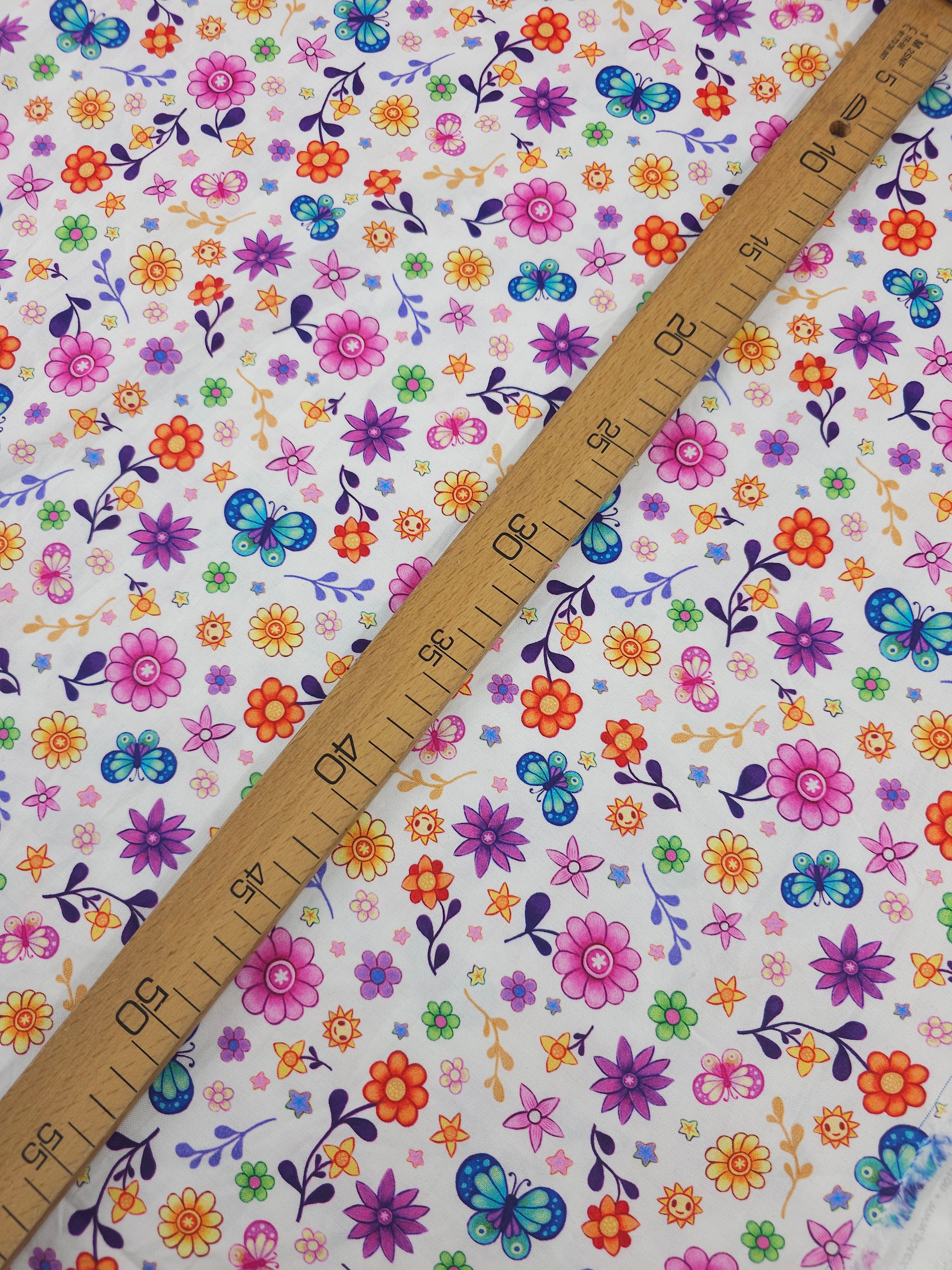 Summer Happy Florals 100% Cotton