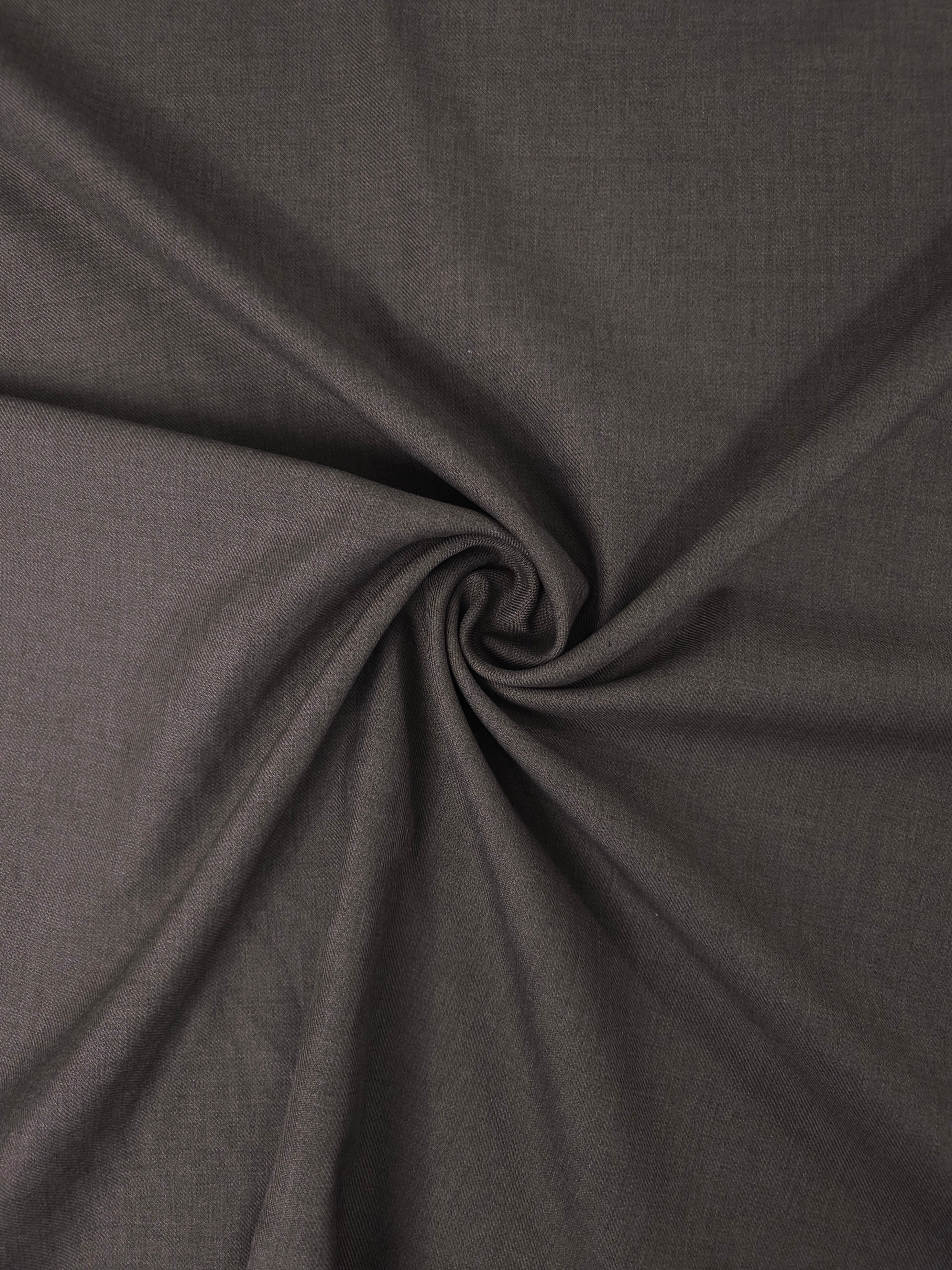 Oaty Brown Poly Wool Suiting - 2.75m Piece
