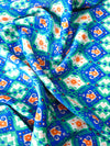 Abstract Damask Viscose Satin