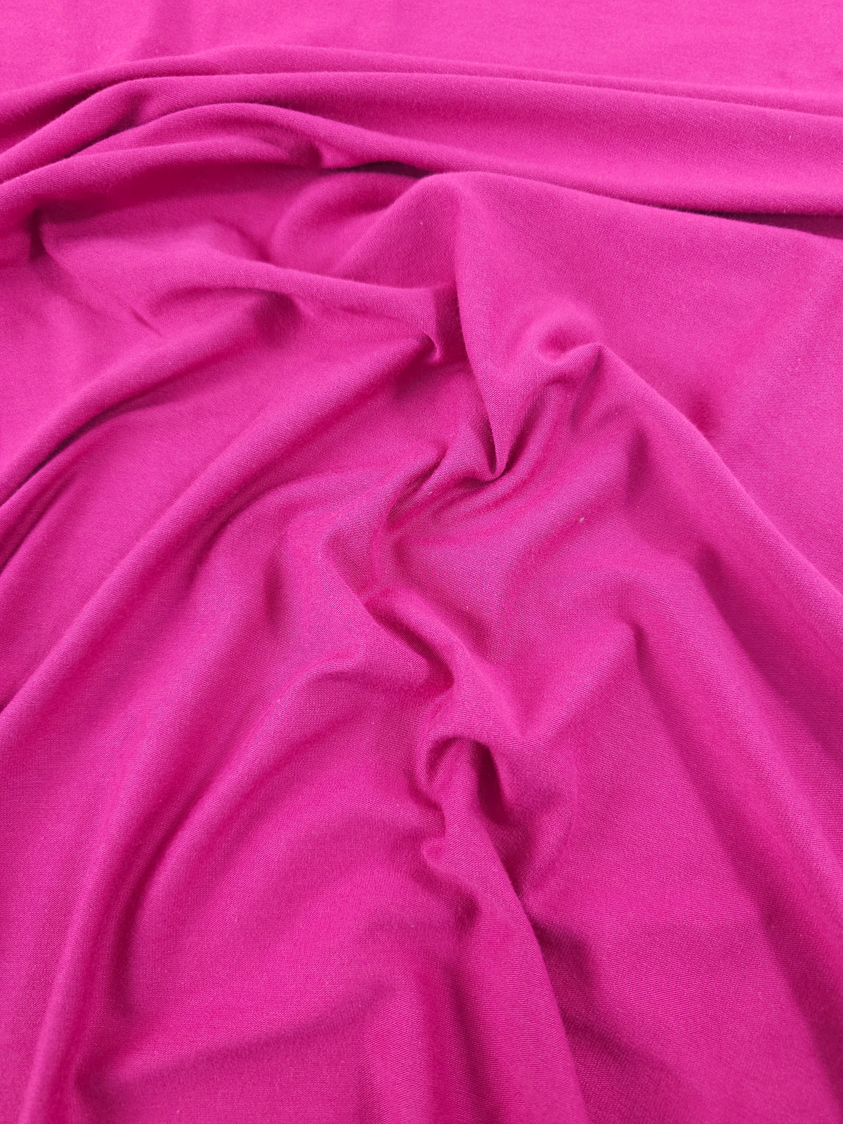 Magenta Pink Bamboo Cotton Jersey