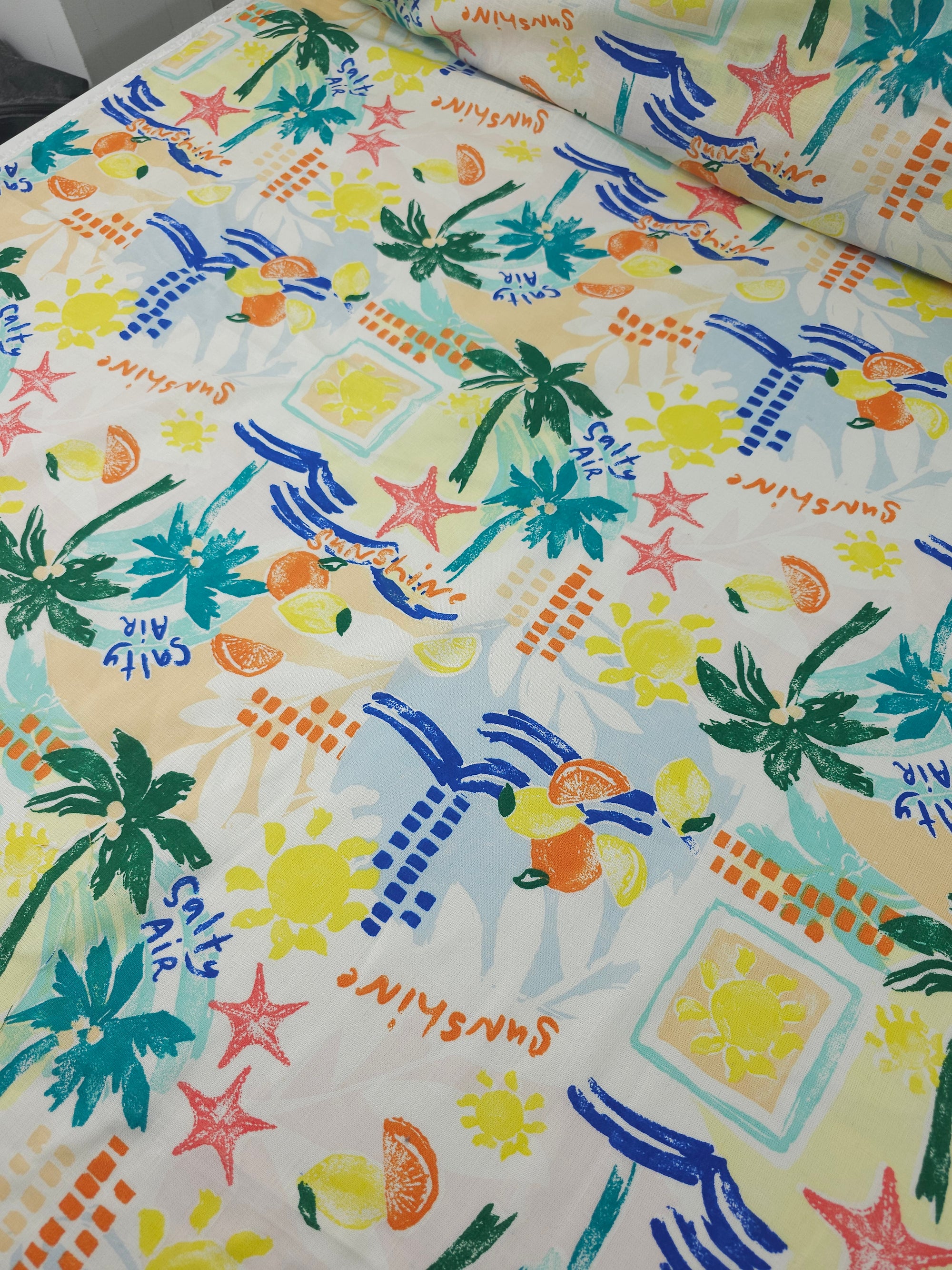 Salty Air Sunshine Cotton Linen