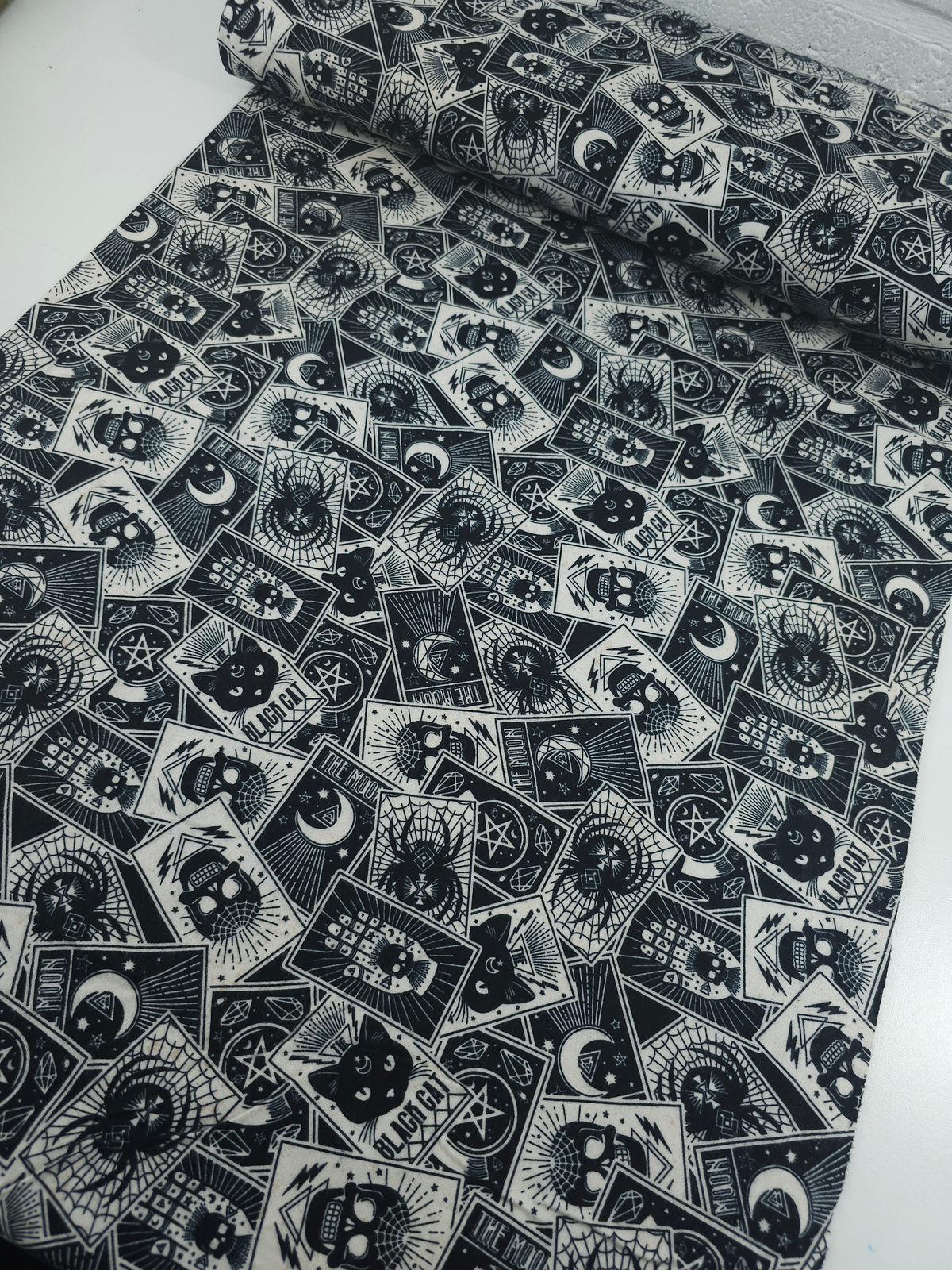 Halloween Tarot Cards Lightweight Flannel Cotton - Joann