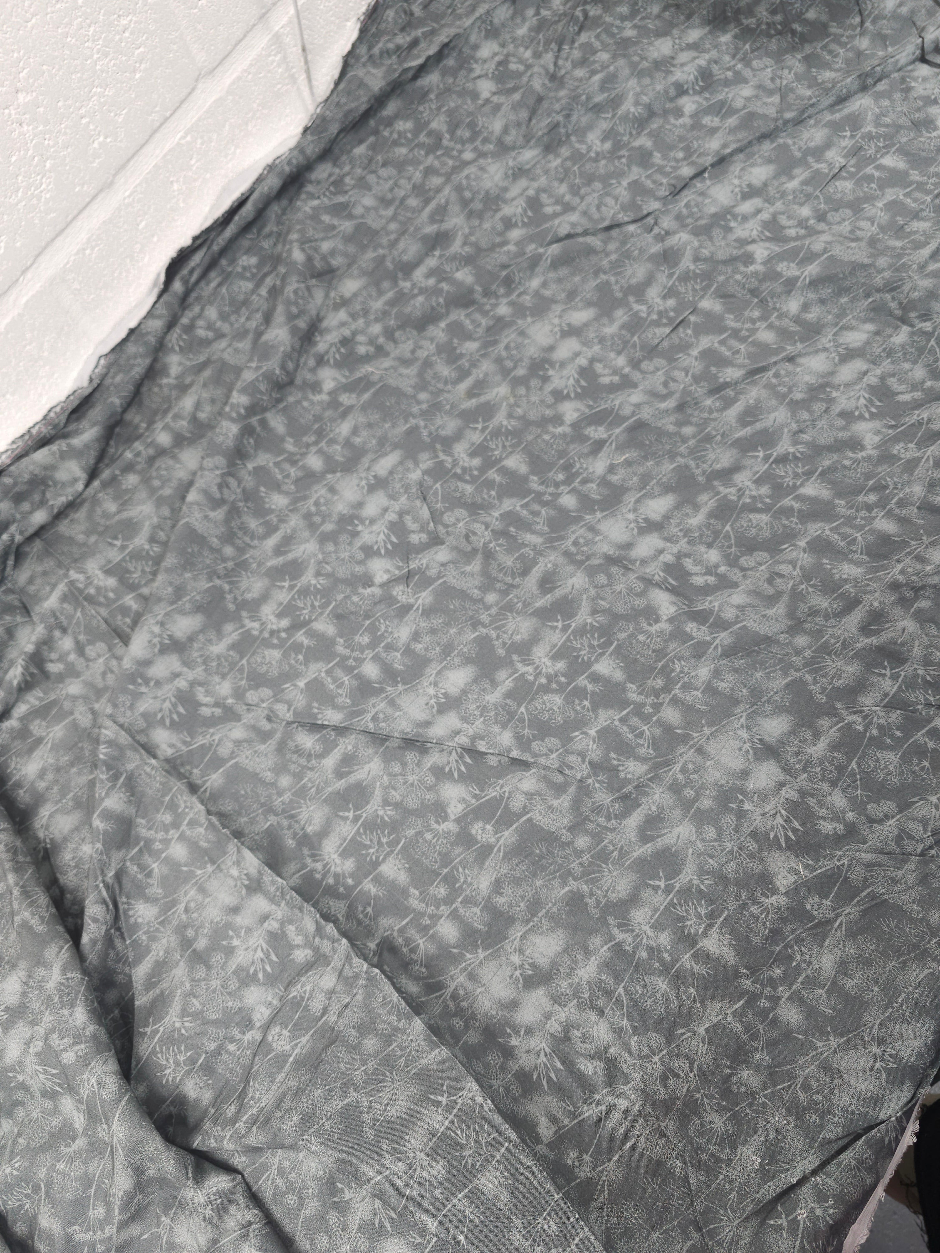 Dark grey dandelion Cotton- 1.6m piece