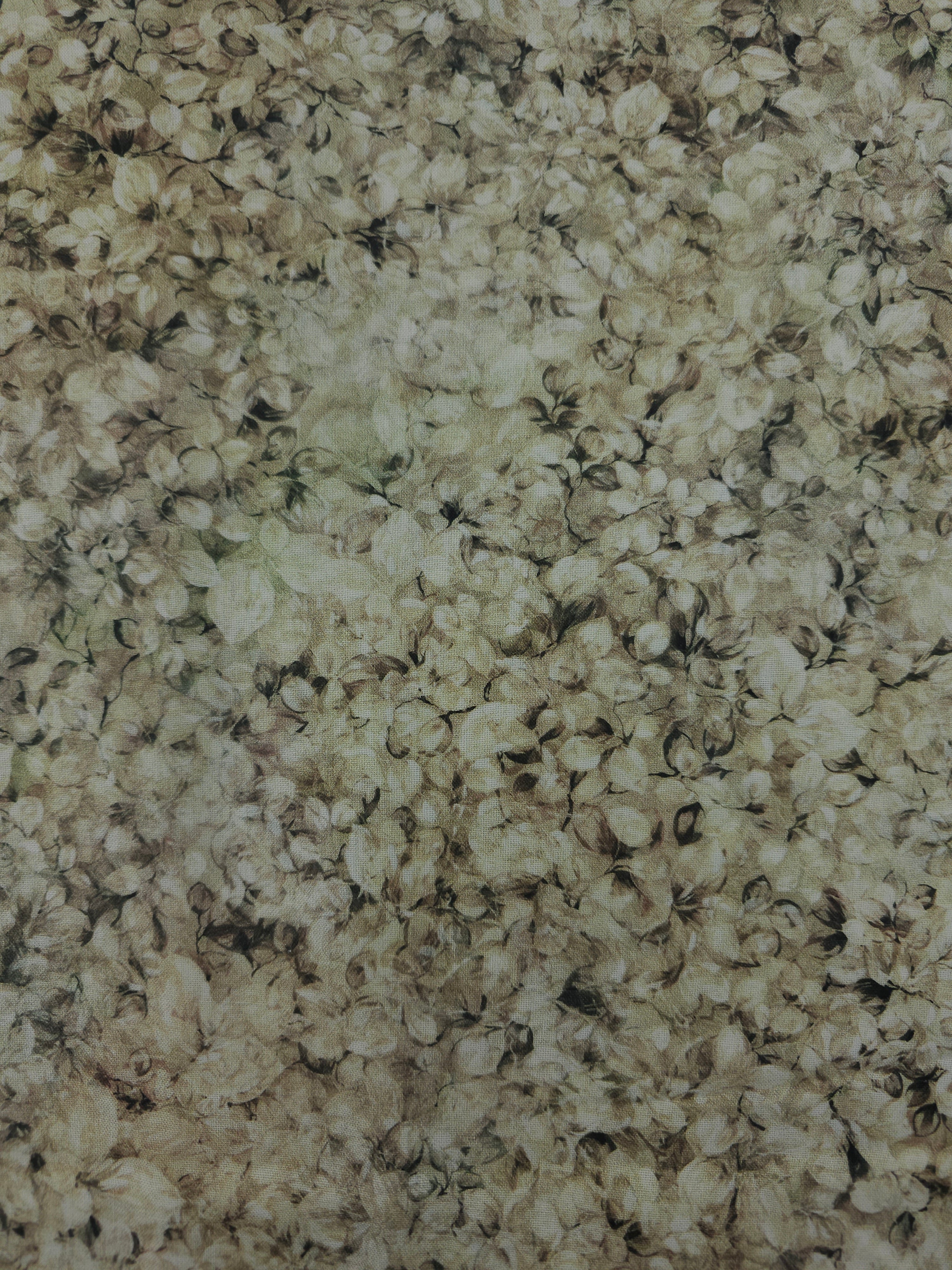Sand Foilage Petal 100% Cotton 102” *EXTRA WIDE*