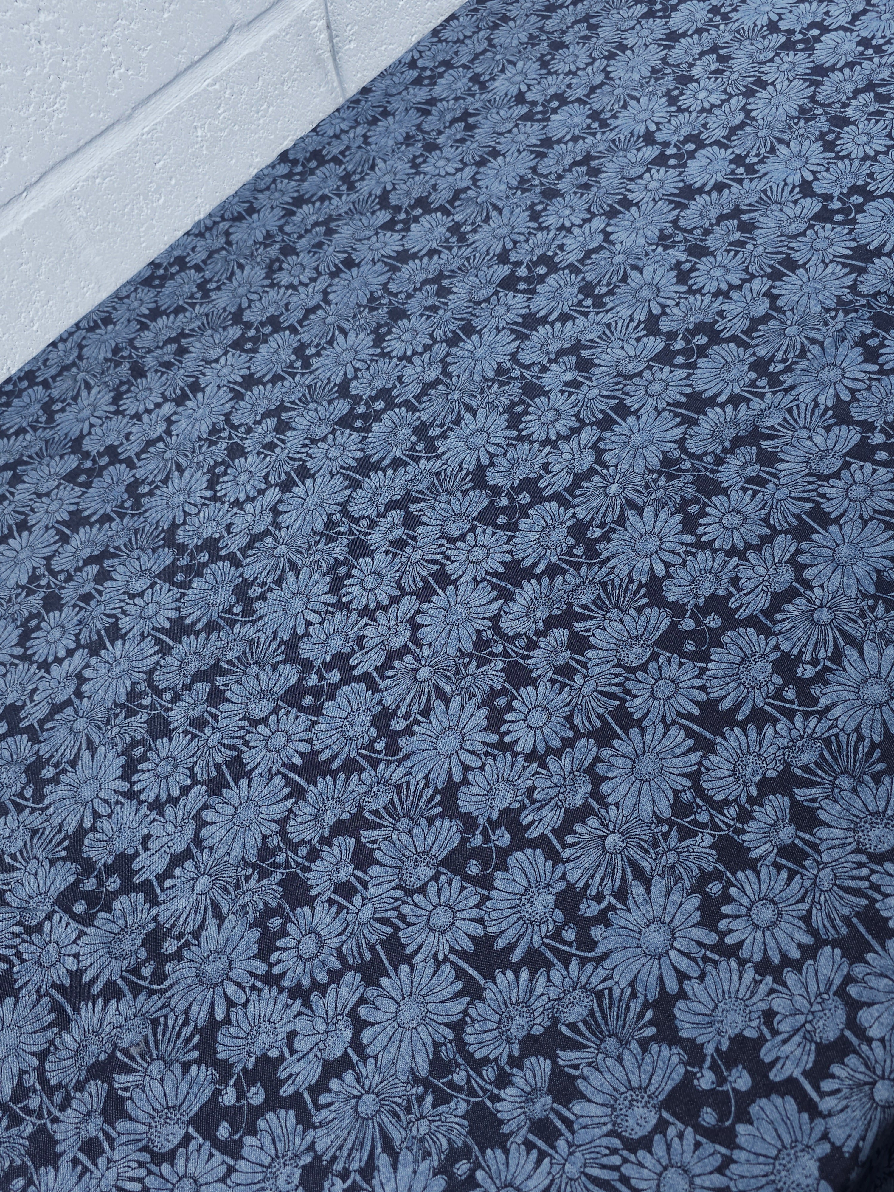 Floral Field Chambray