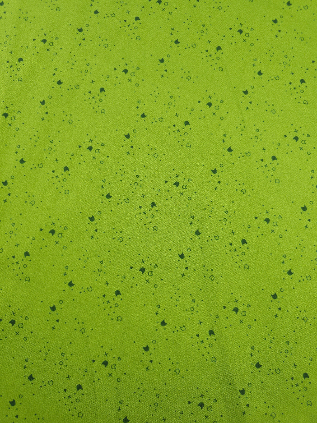 Olive/Dark Green Kitty Litter 100% Cotton - Pammie Jane