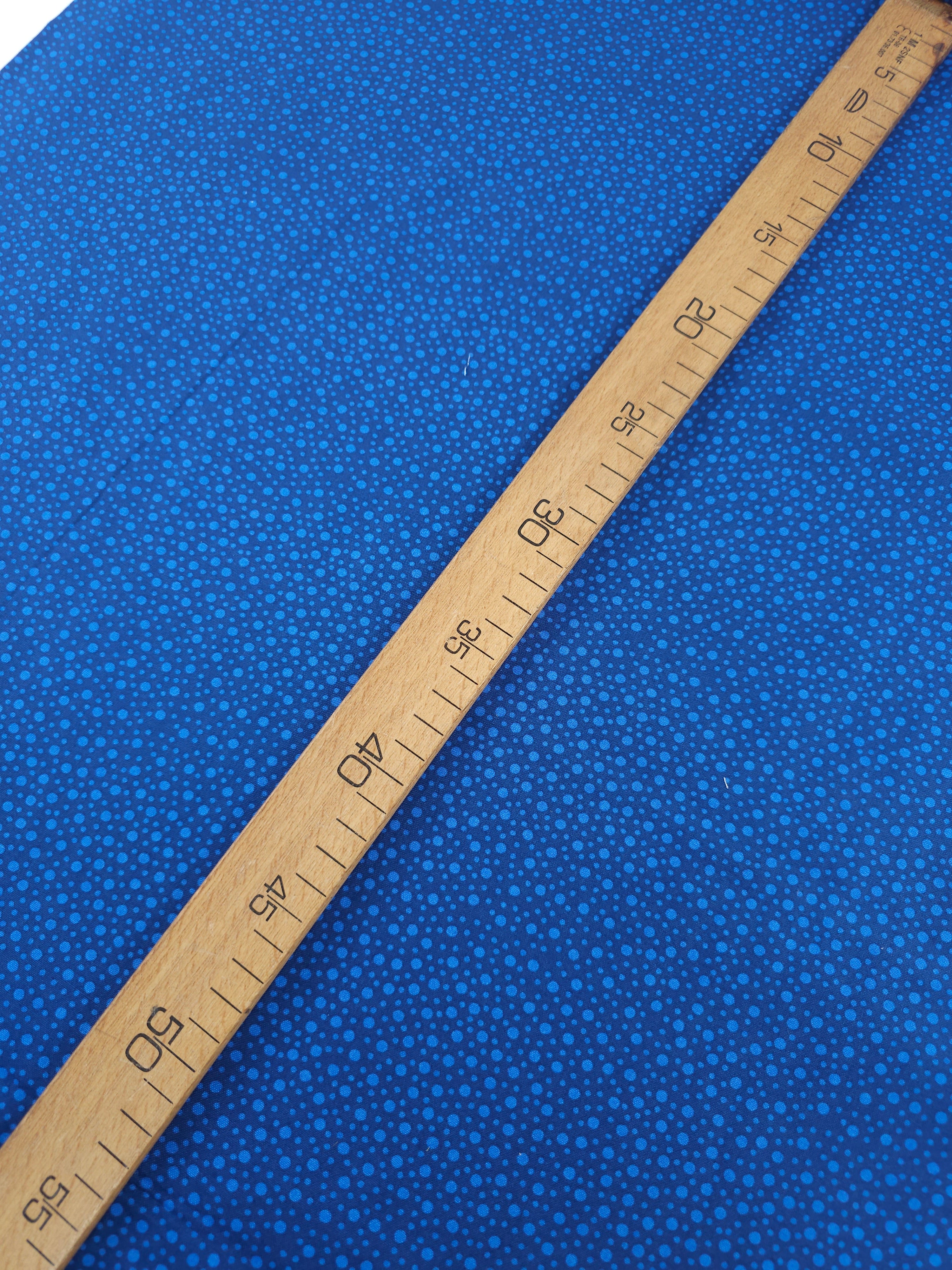 Blue Mini Bubble Pebble 100% Cotton