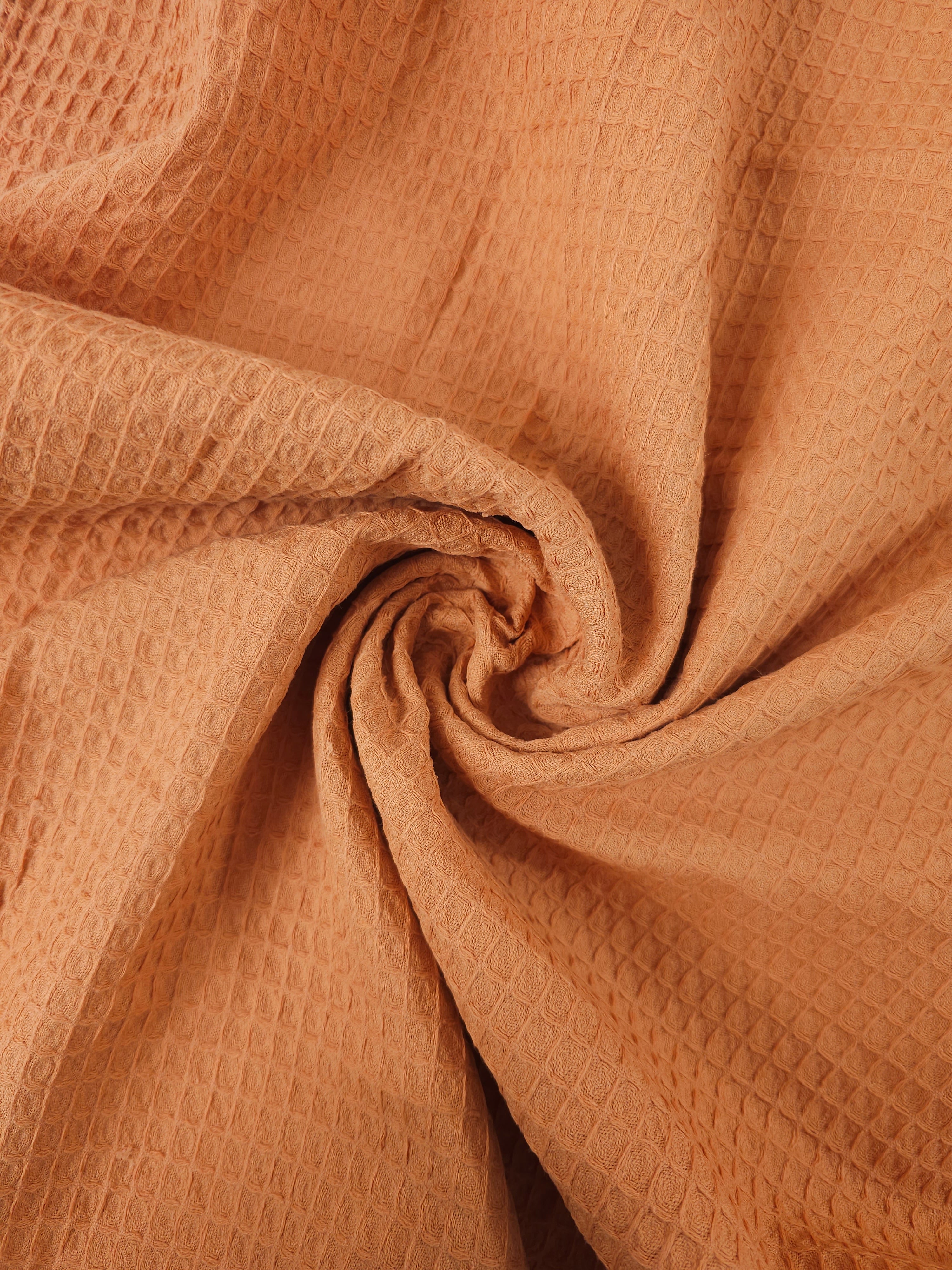 Orange Waffle Cotton