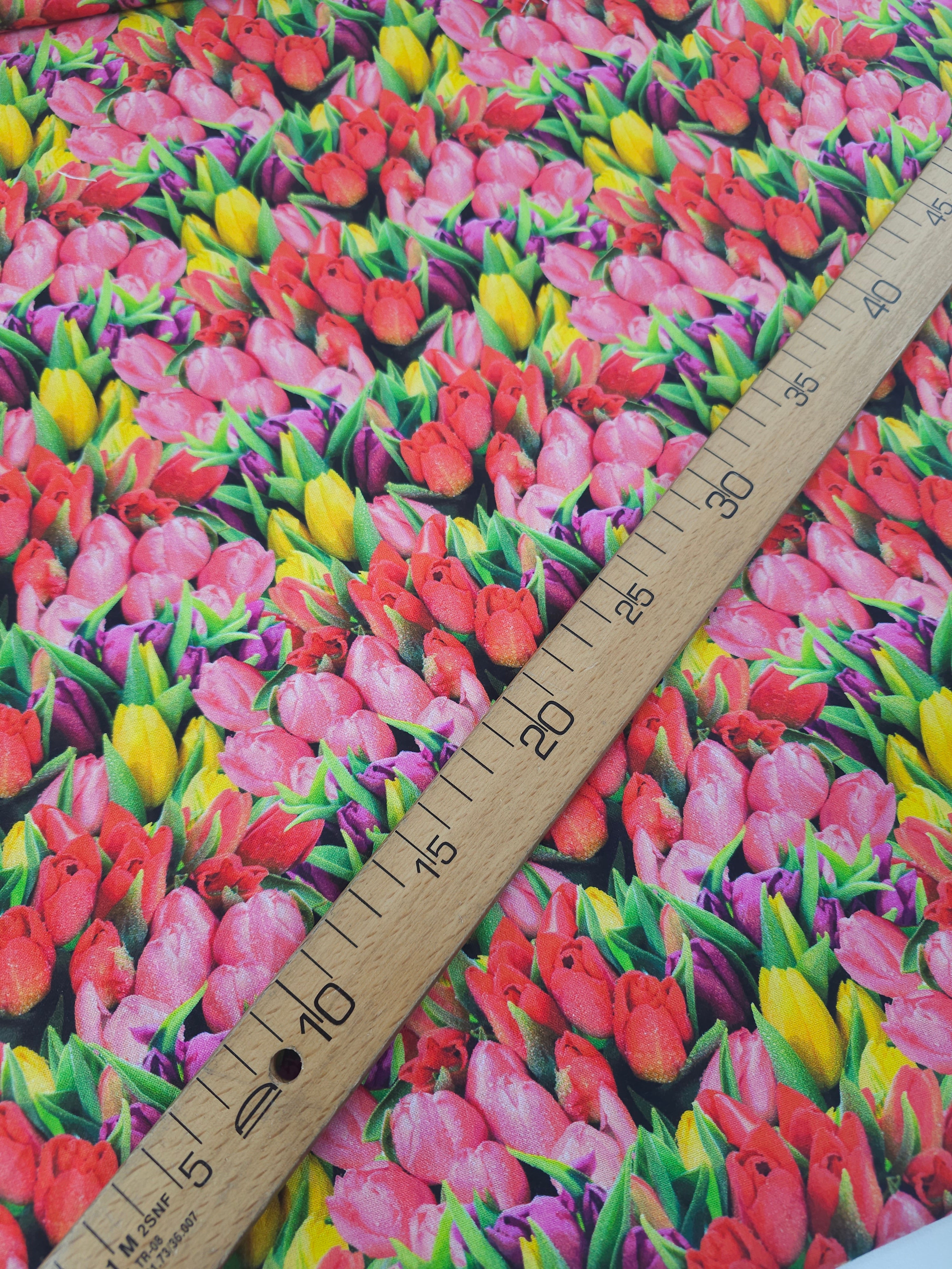 Tulip Field 100% Cotton