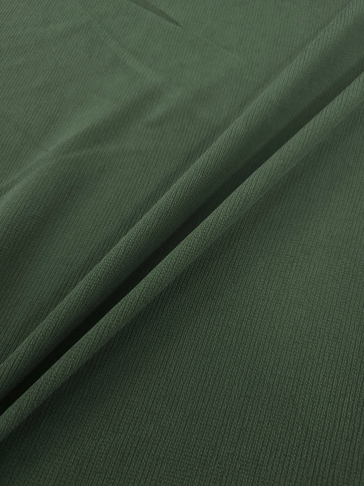 Green Sandwashed Textured Cupro Nylon