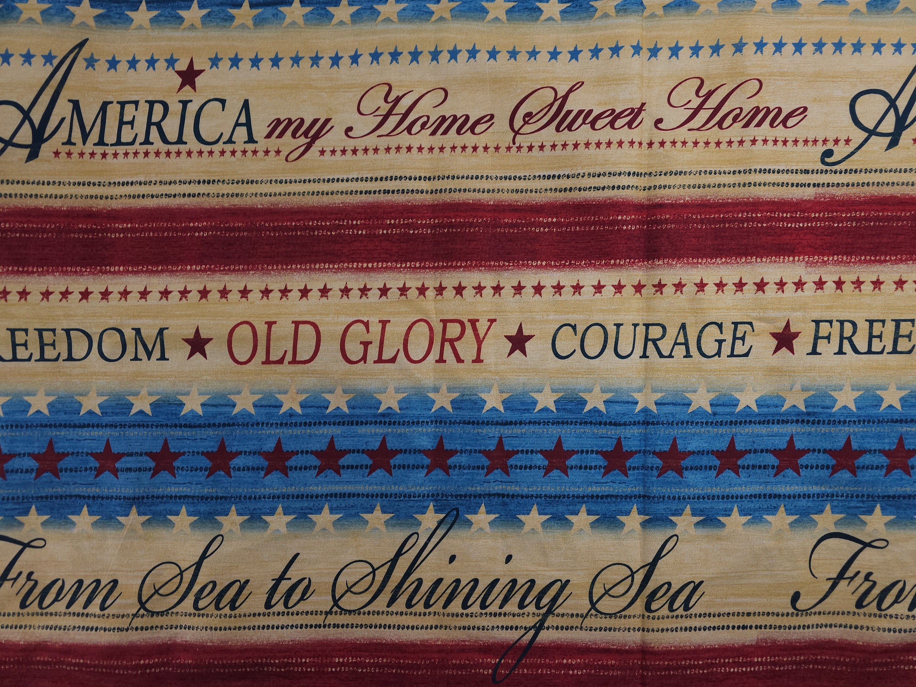 Home Sweet Home America Cotton (Defect) - (Various Sizes)