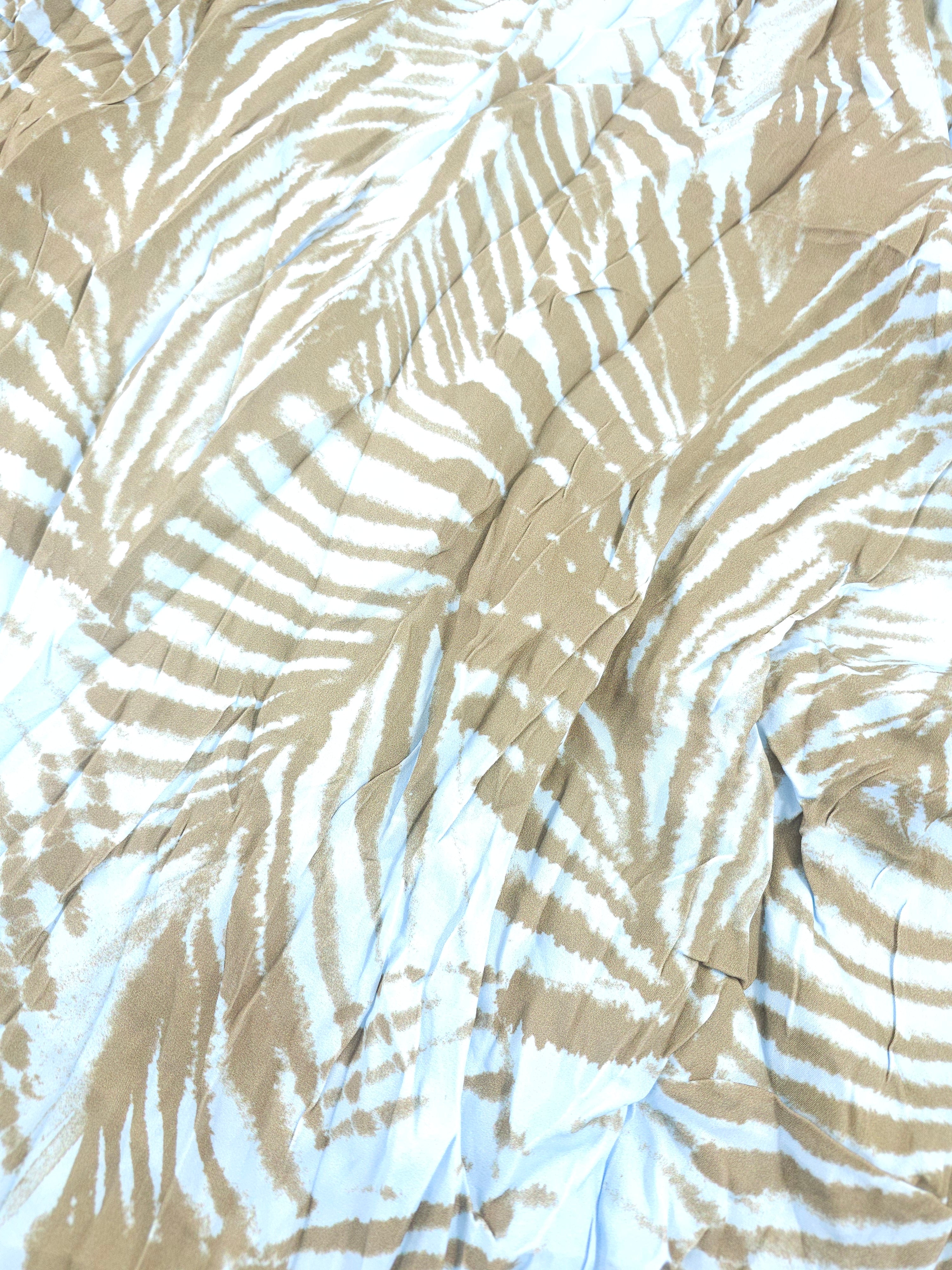 Beachy leaf Viscose- 2m piece