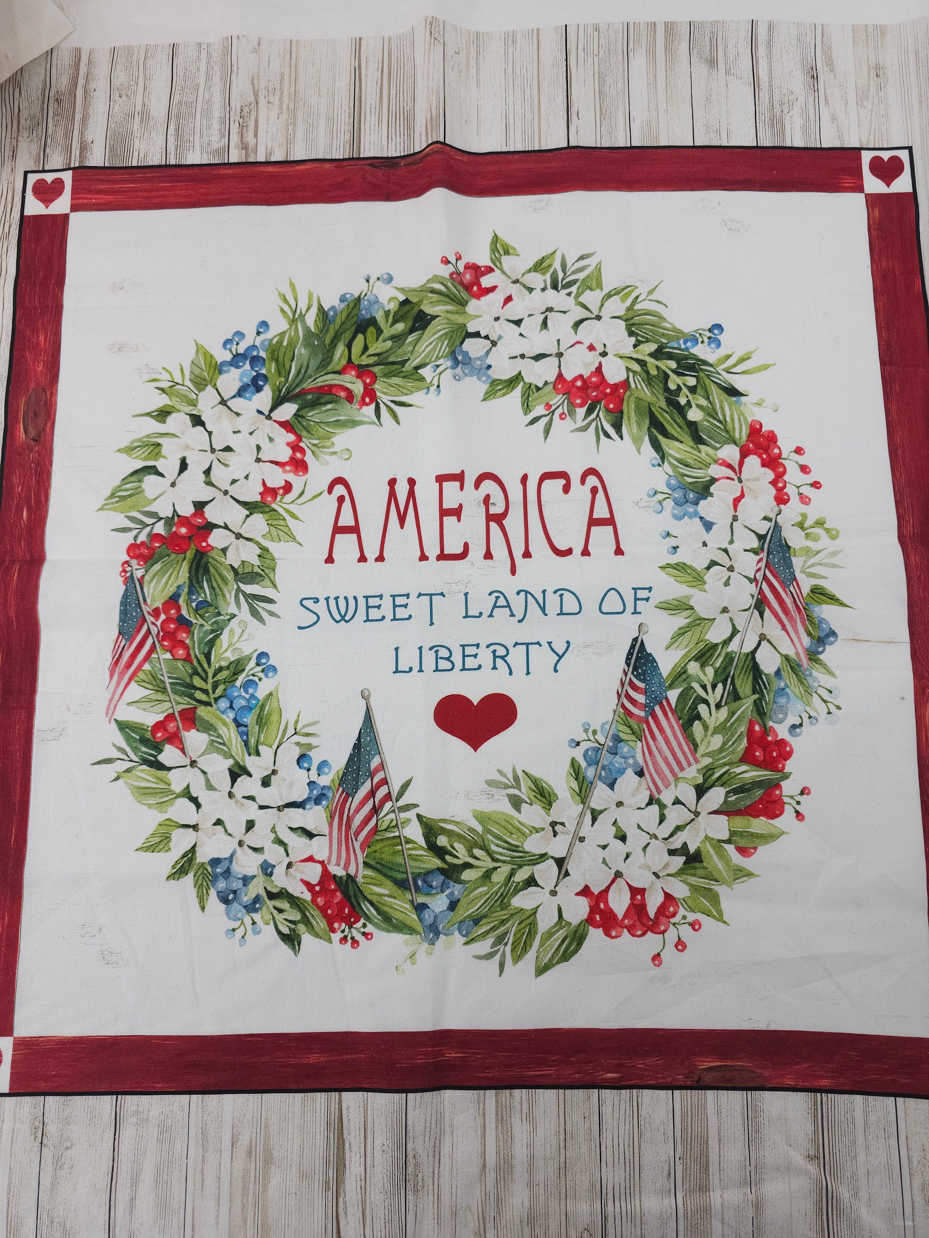 America Cotton panel- 0.6m piece