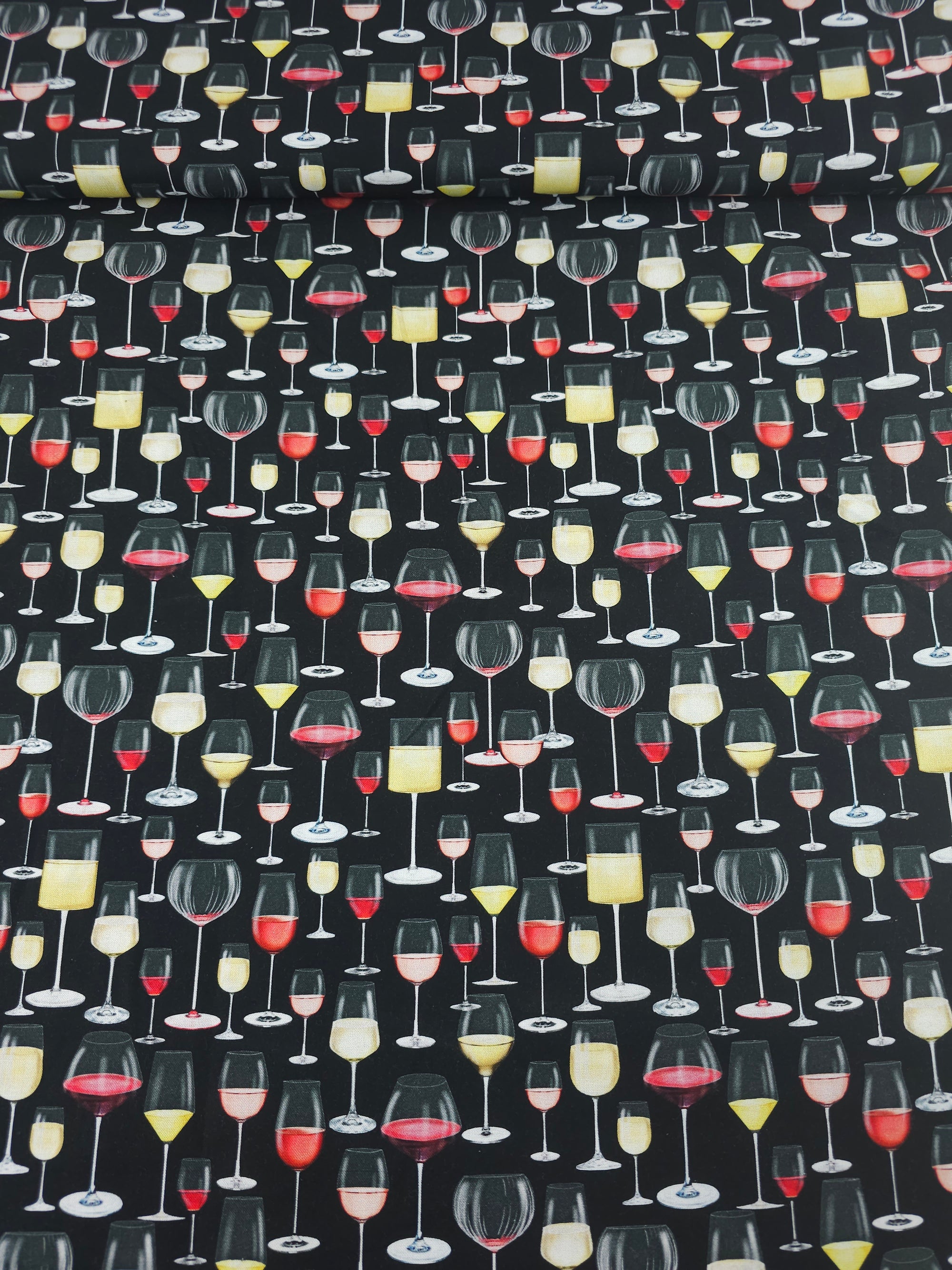 Wine Glasses 100% Cotton