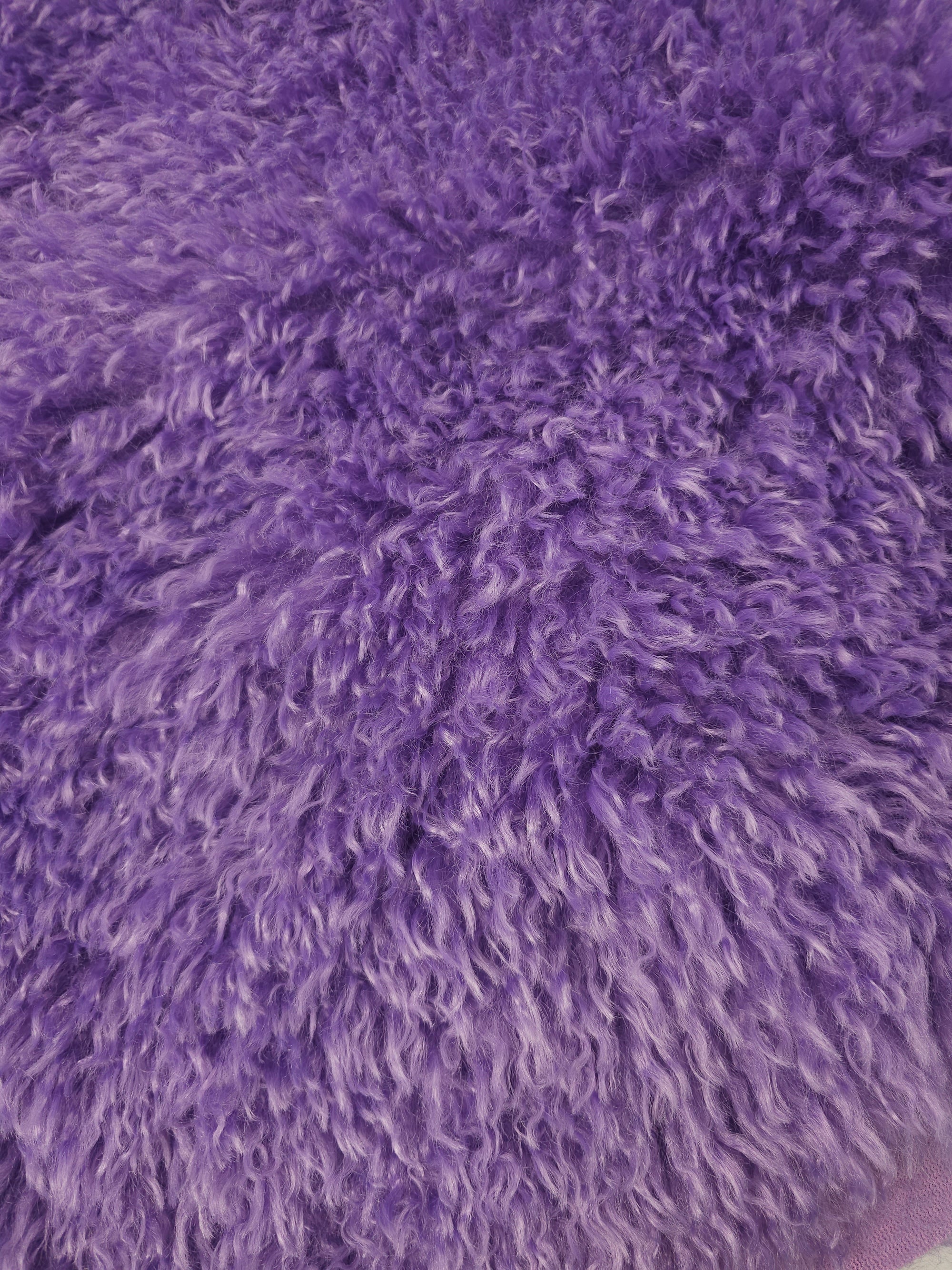 Purple Soft Shaggy Faux Fur