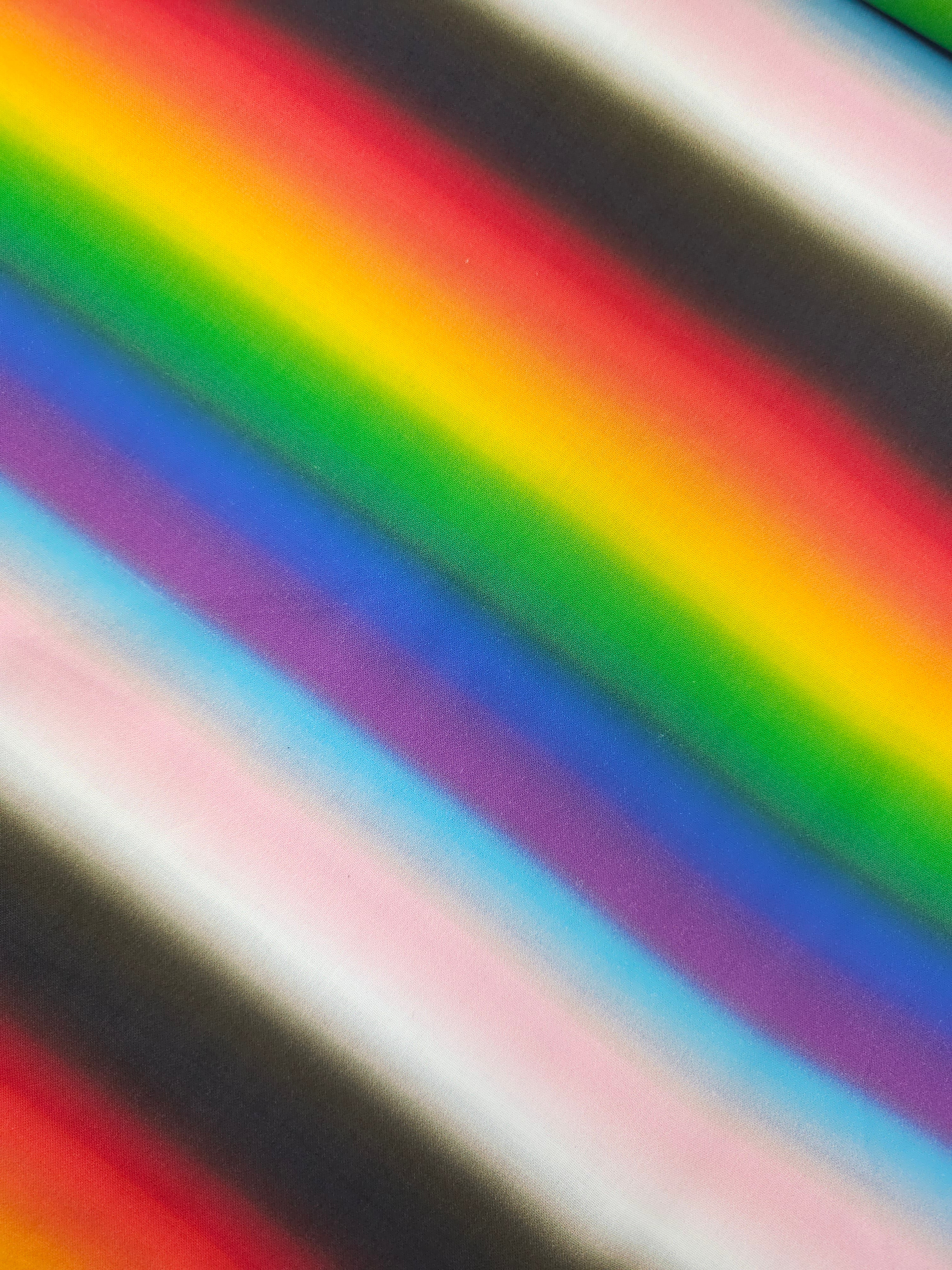 Rainbow Blur Stripe 100% Cotton - Joann
