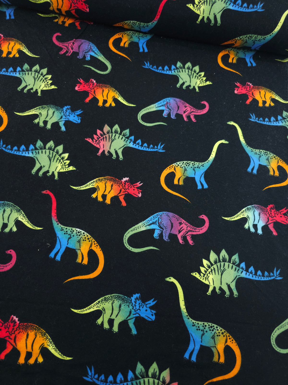 Multicolour Dino Lightweight Flannel Cotton