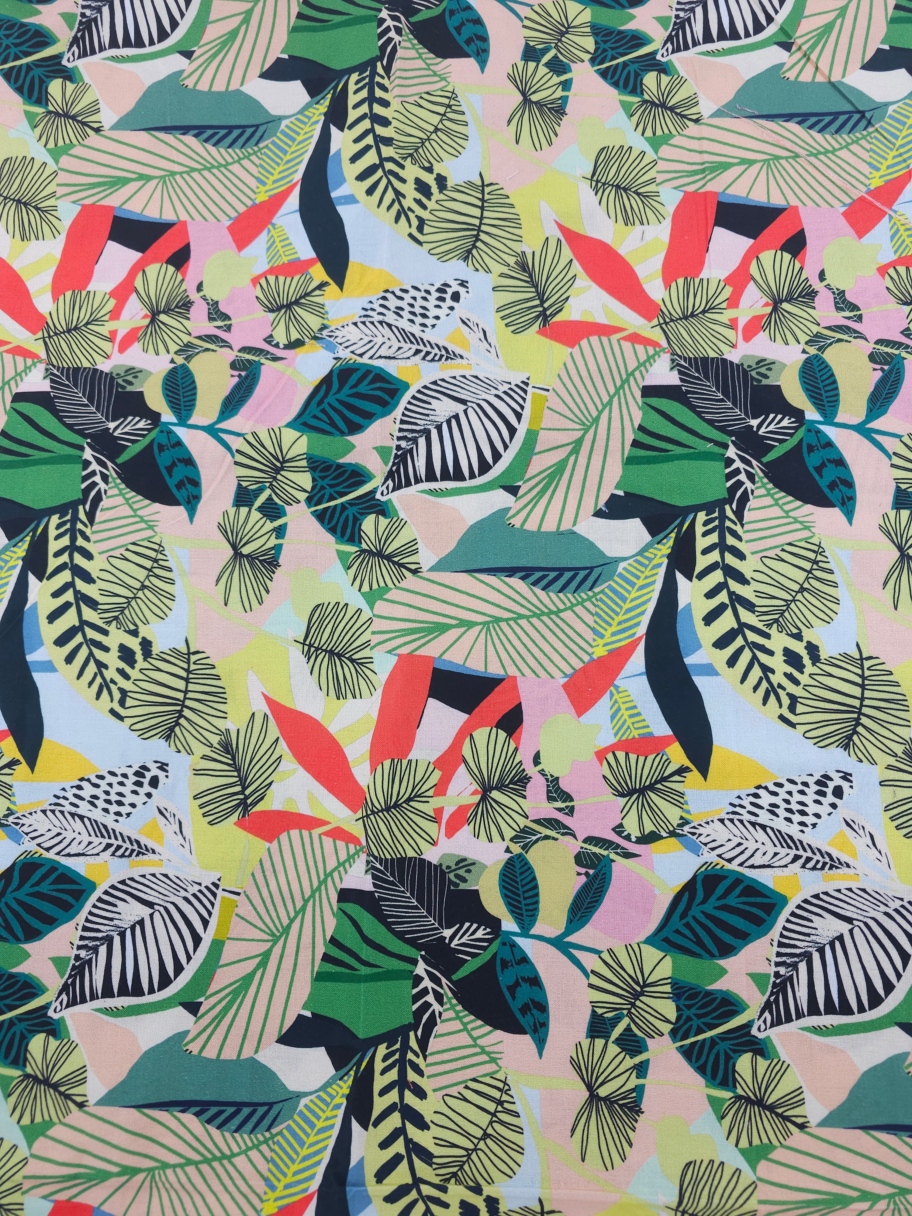 Bold fauna Cotton- 1m piece