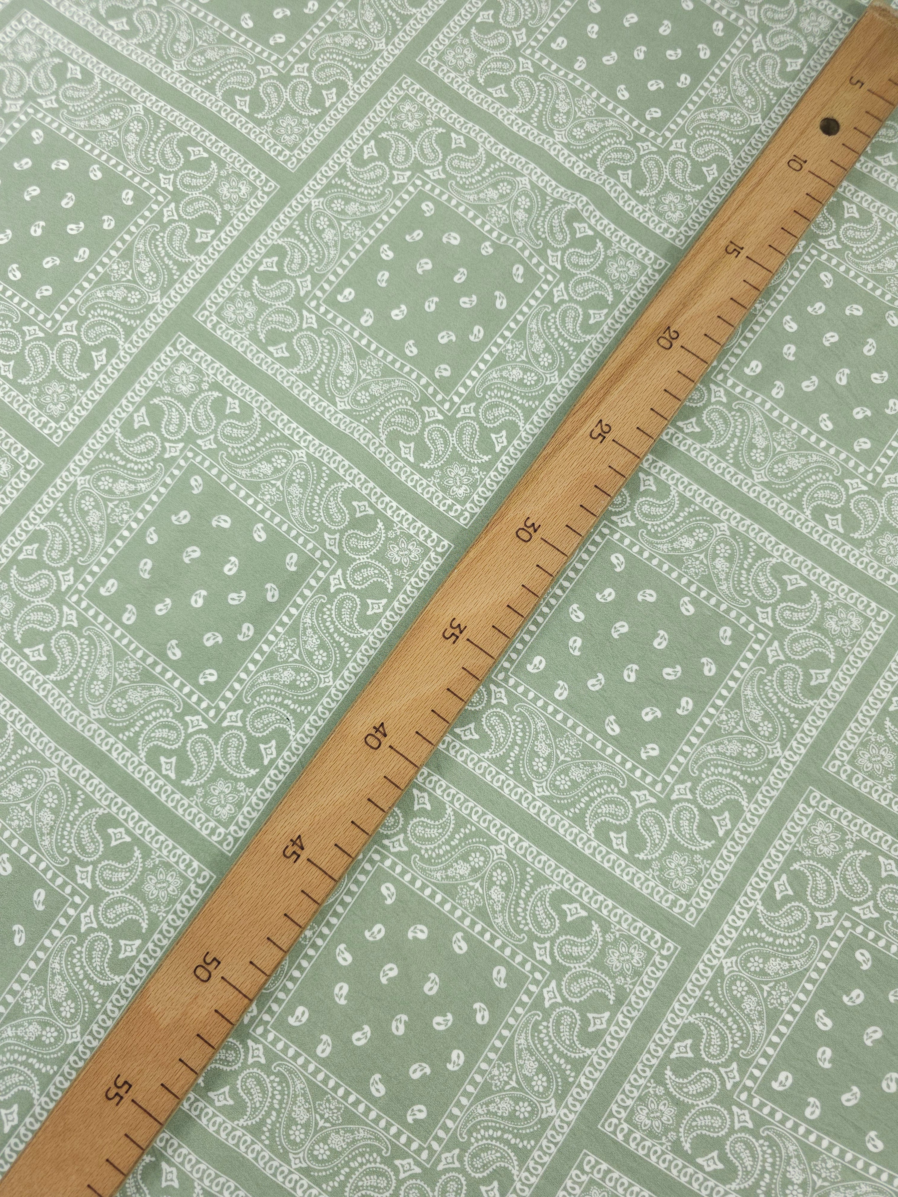 Sage Bandana Square Modal Viscose