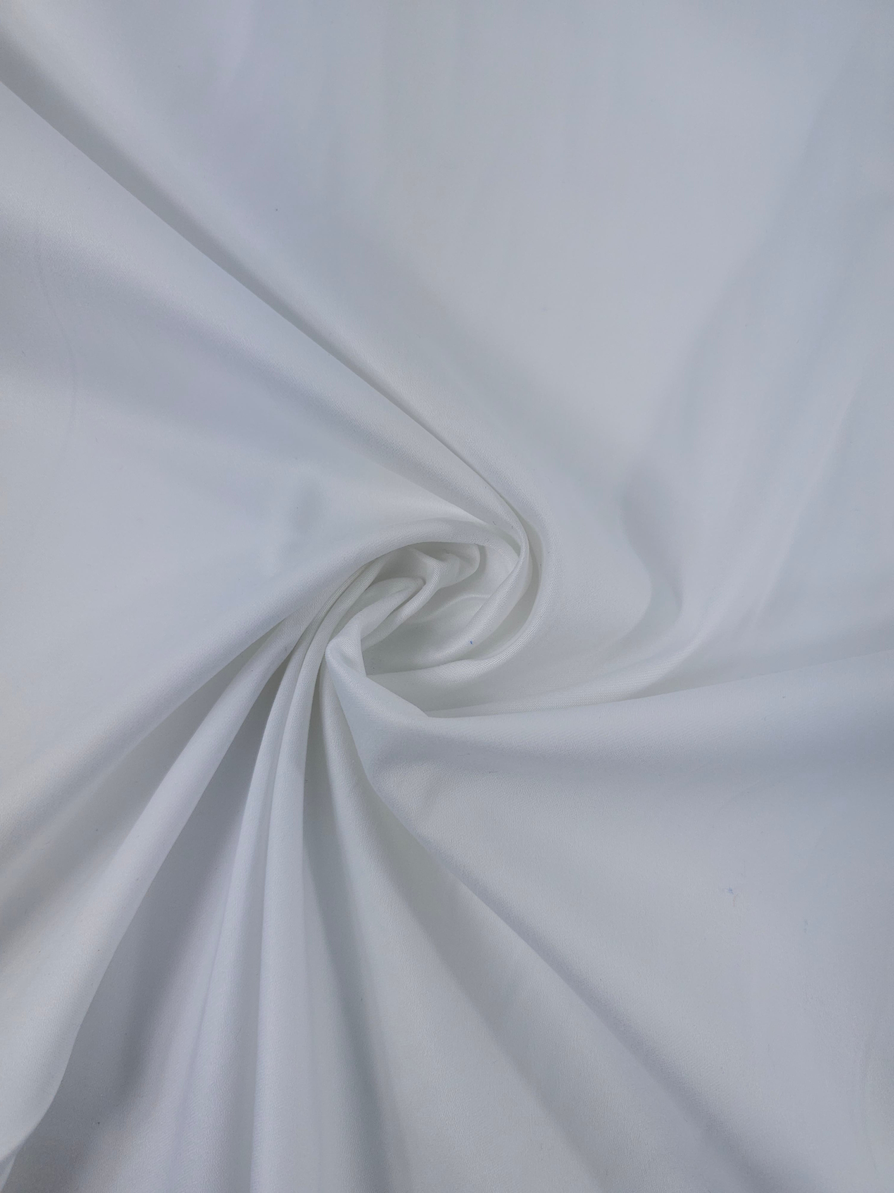 White Cotton Sateen