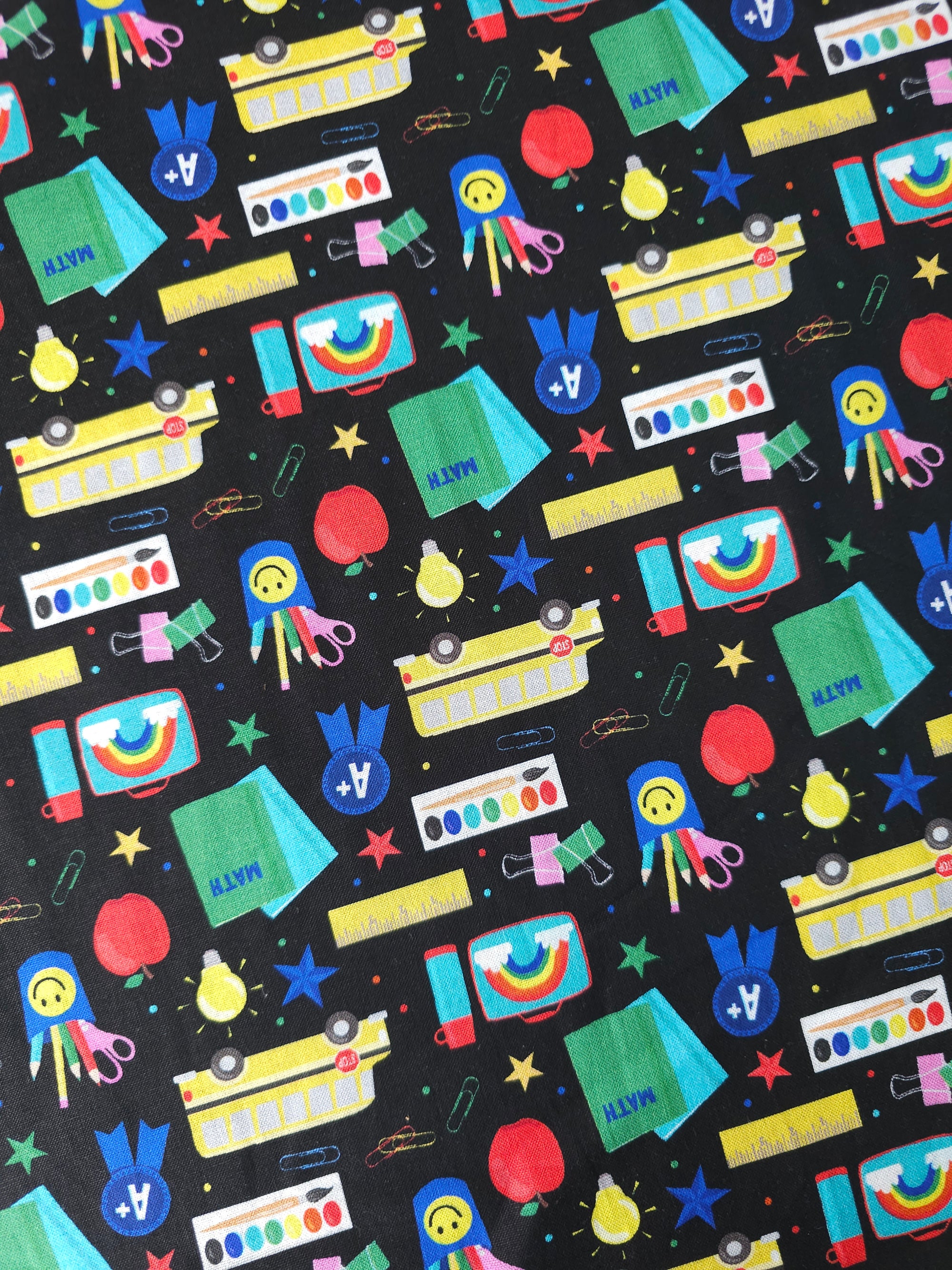 Back To School 100% Cotton - Robert Kaufman
