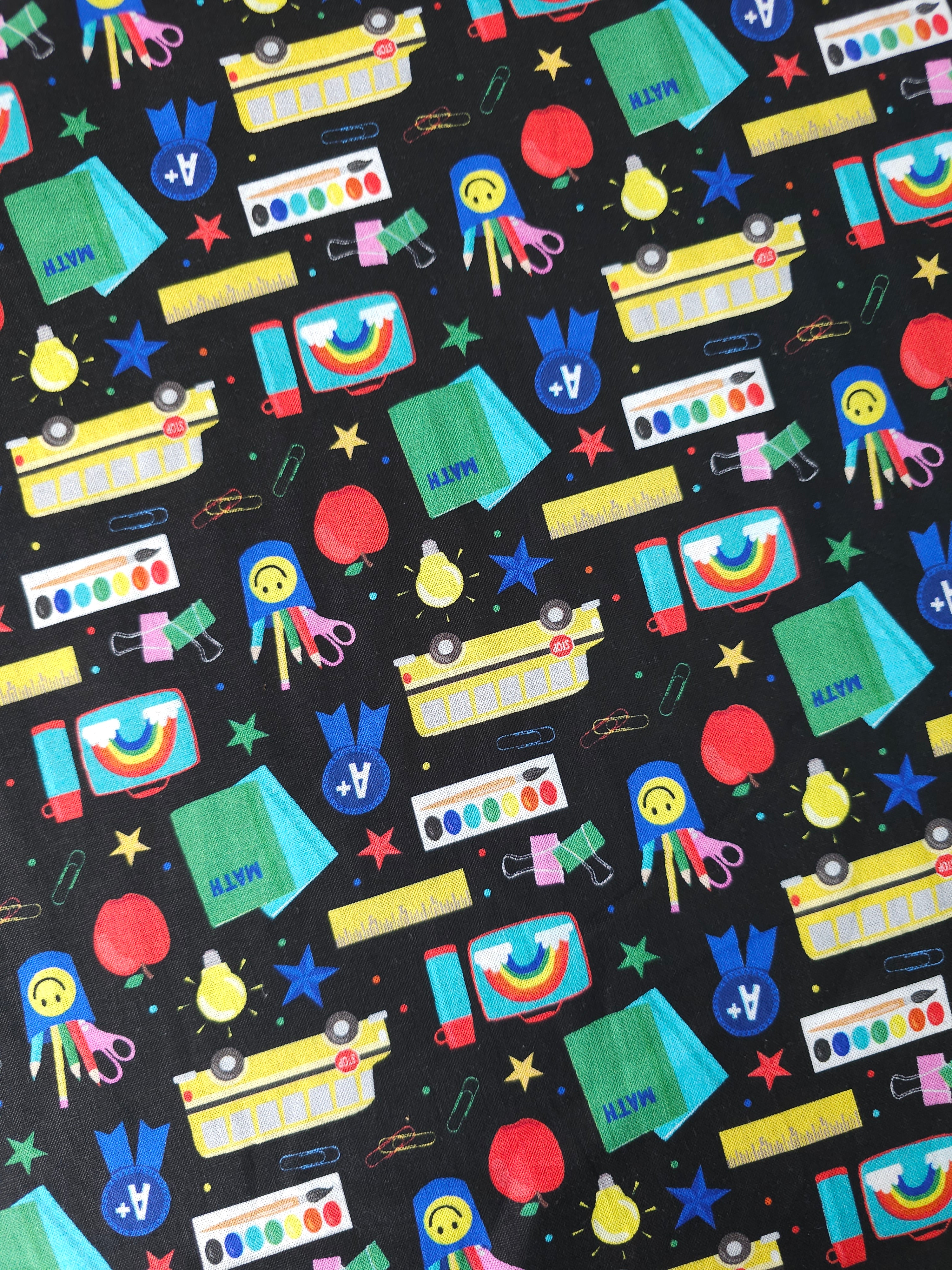 Back To School 100% Cotton - Robert Kaufman