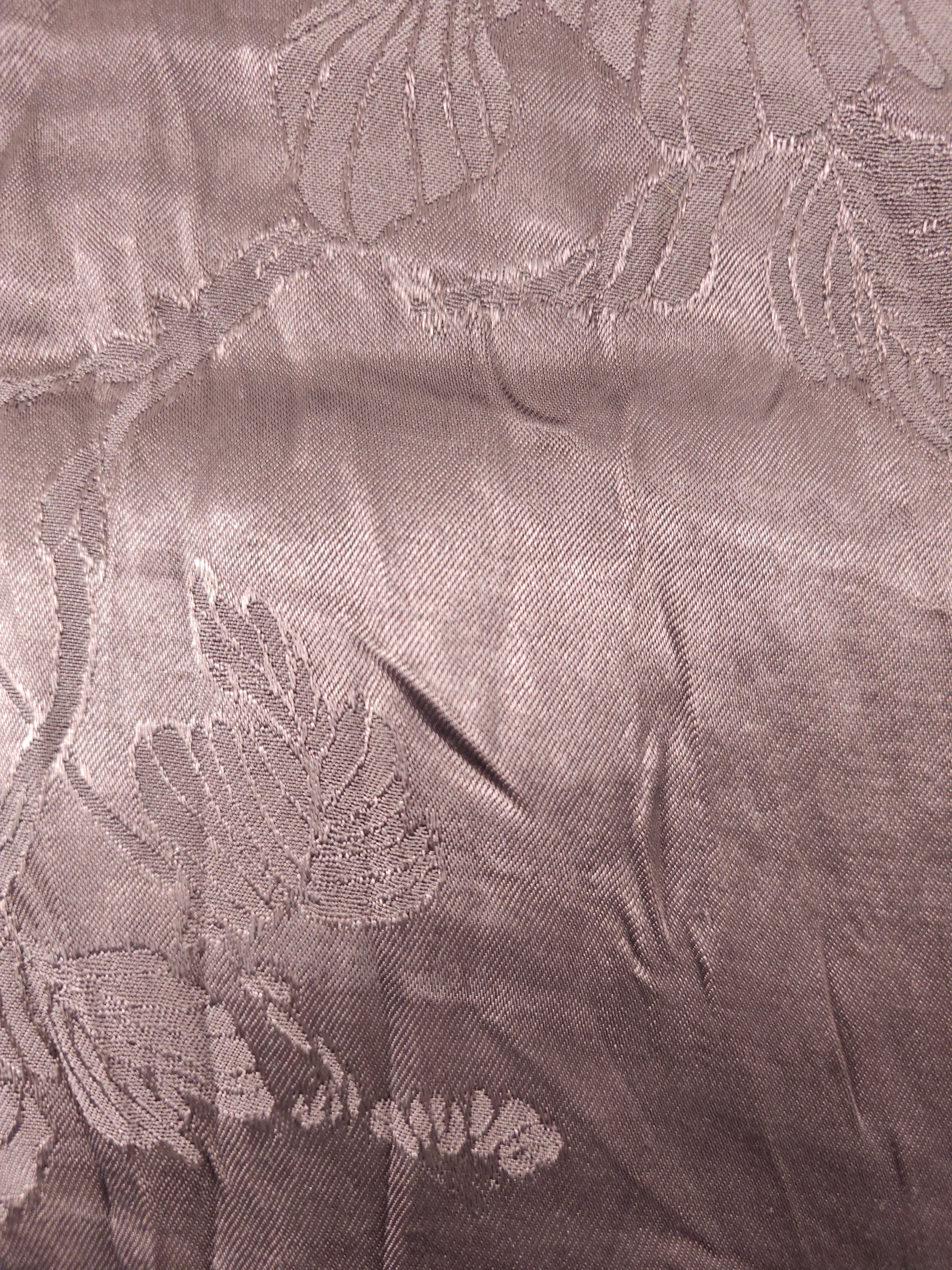 Brown floral Viscose- 1.4m piece