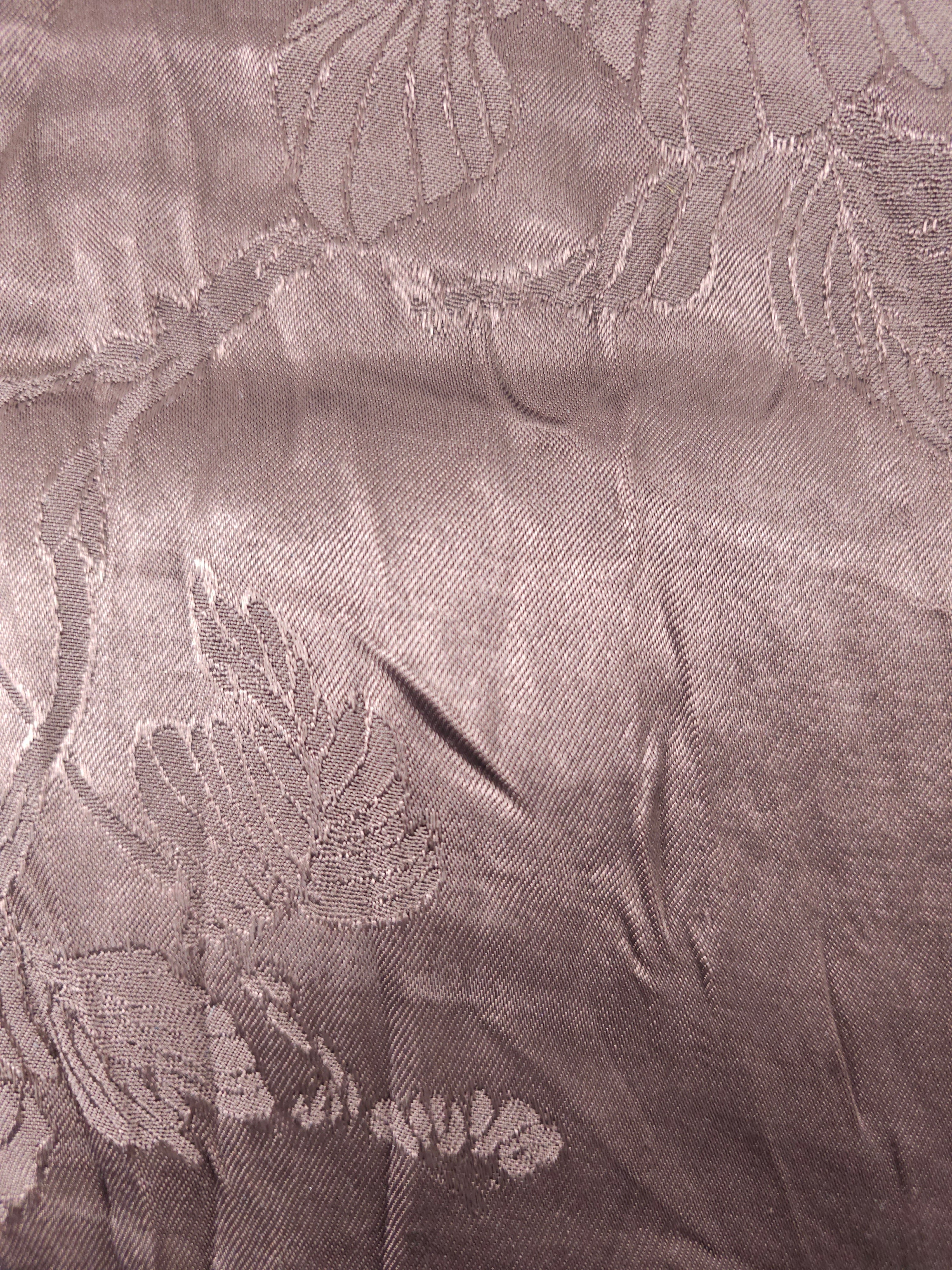 Brown floral Viscose- 1.4m piece