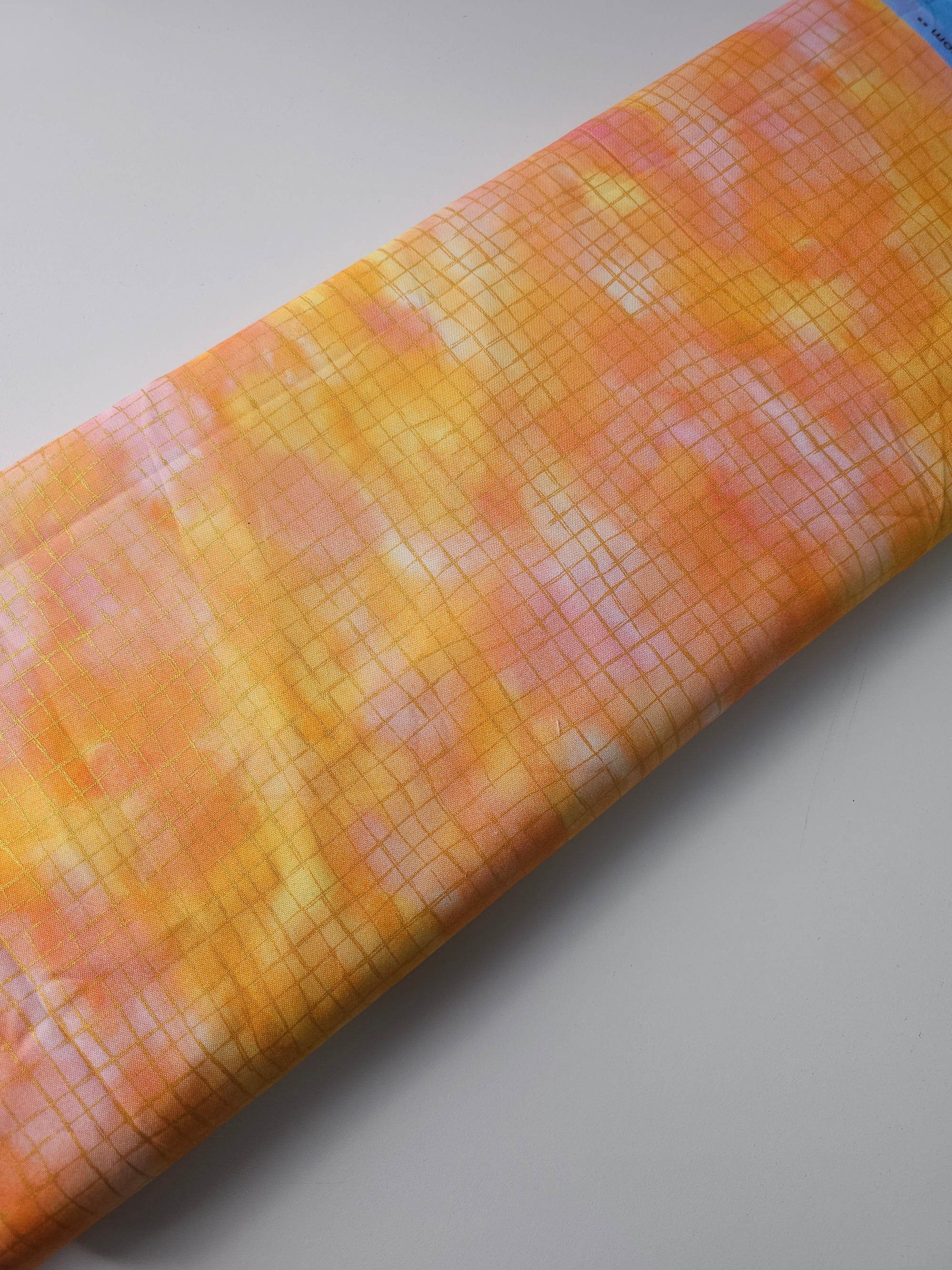 Orange/Pink Chromaticity Grid 100% Cotton - Robert Kaufman