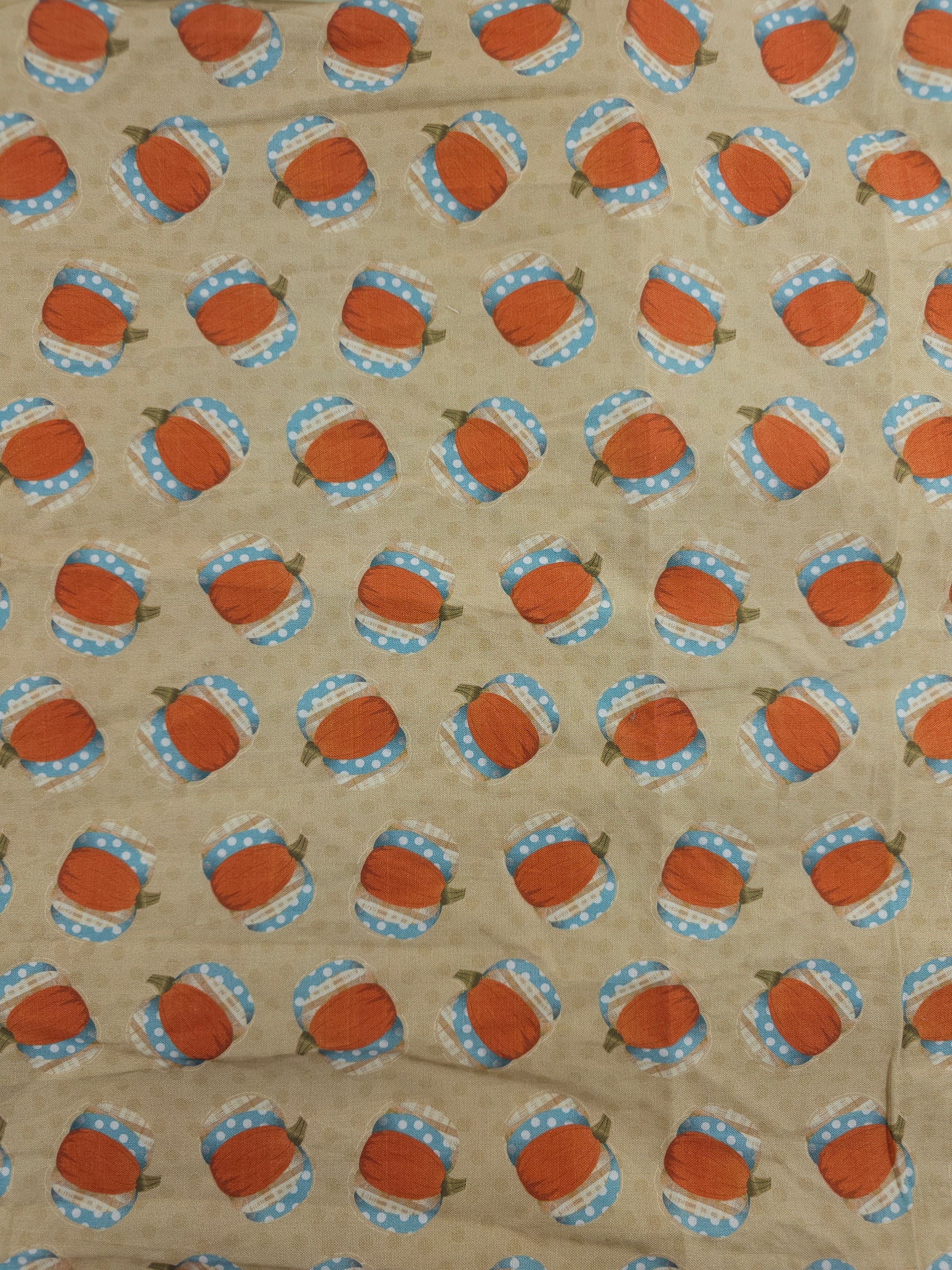 Pumpkin spring Cotton (Various Sizes)