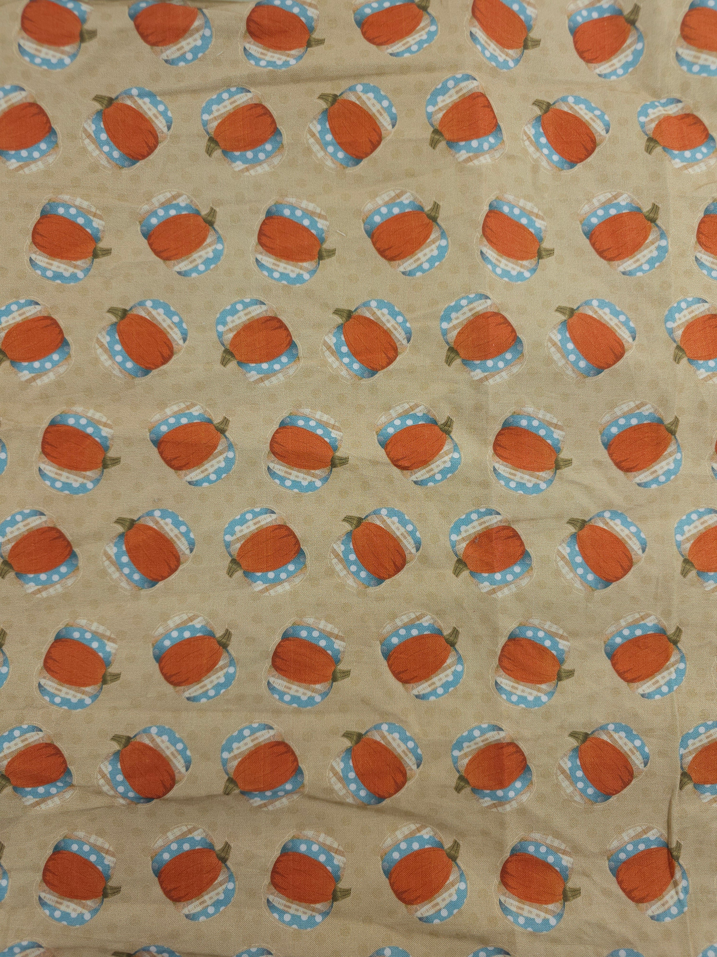 Pumpkin spring Cotton (Various Sizes)