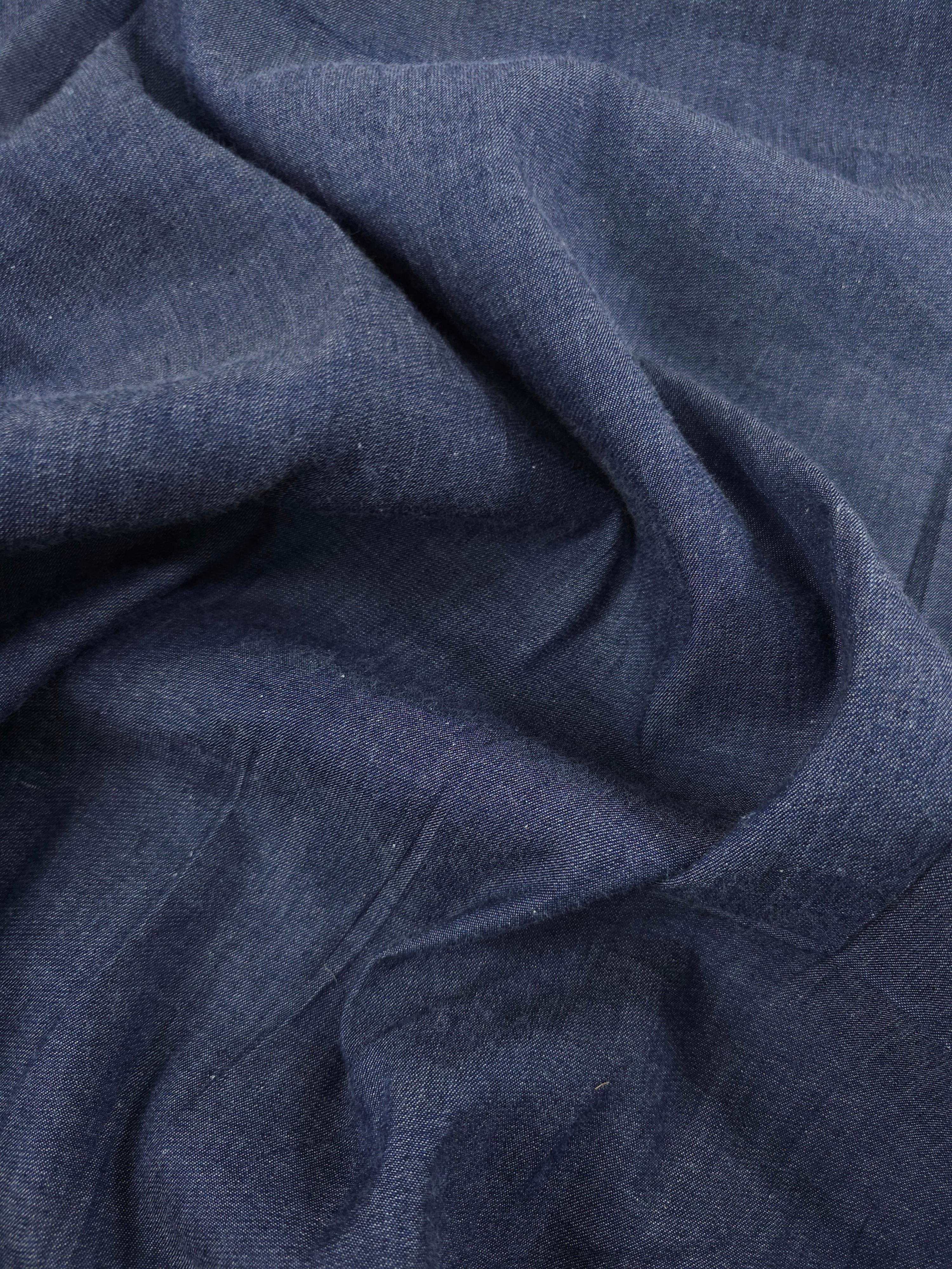 Hale Blue Lightweight Cotton Chambray