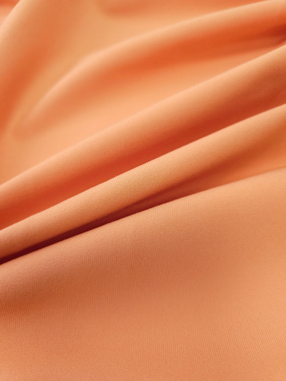 Peachy Orange Brushed Cotton Mix