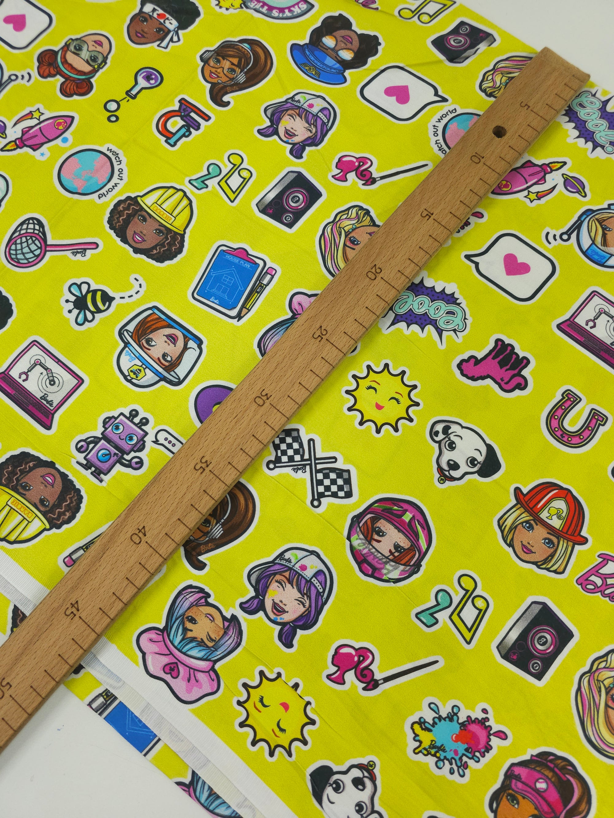 Barbie and Friends Cotton Sateen 74" *EXTRA WIDE*